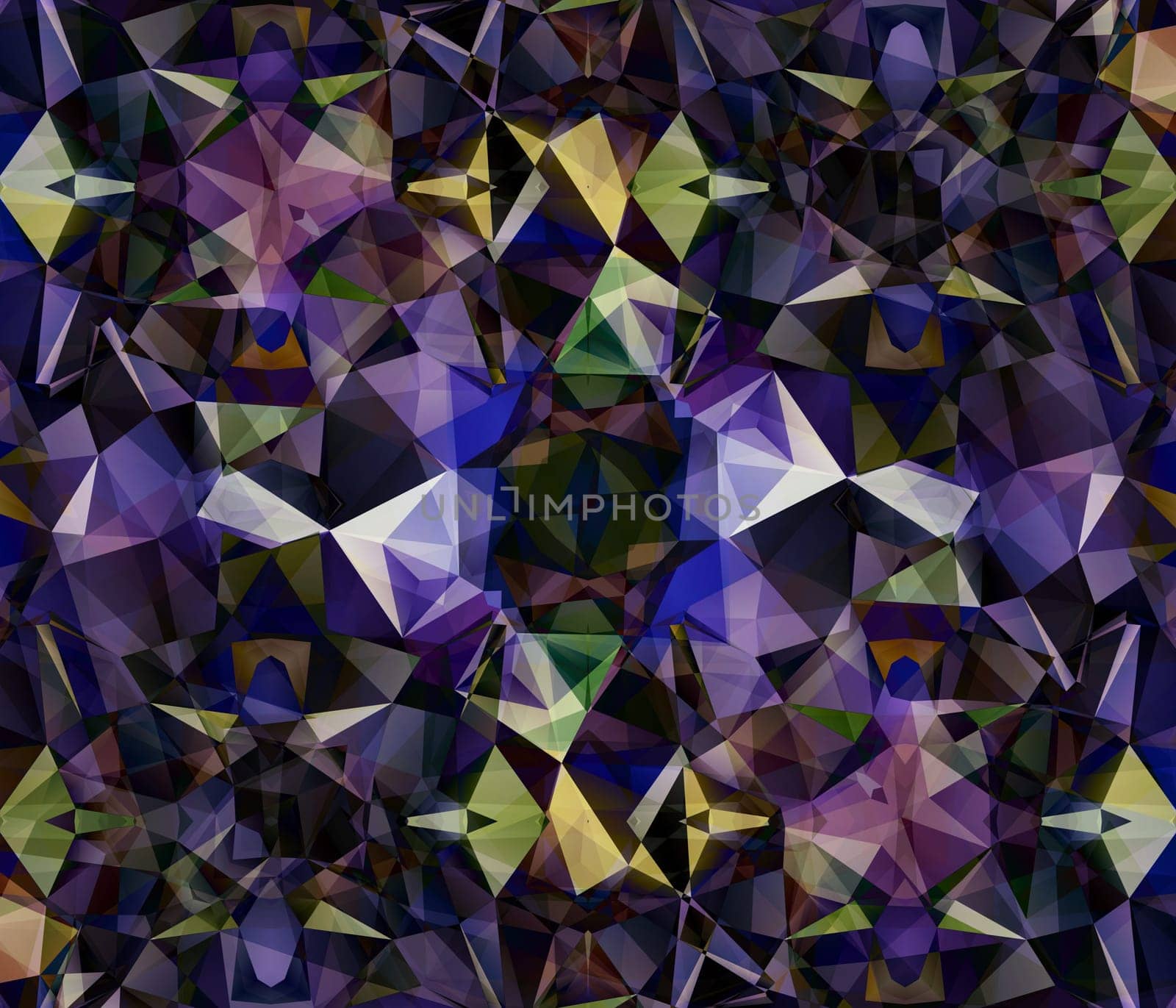 Ethnic pattern. Abstract kaleidoscope fabric design texture