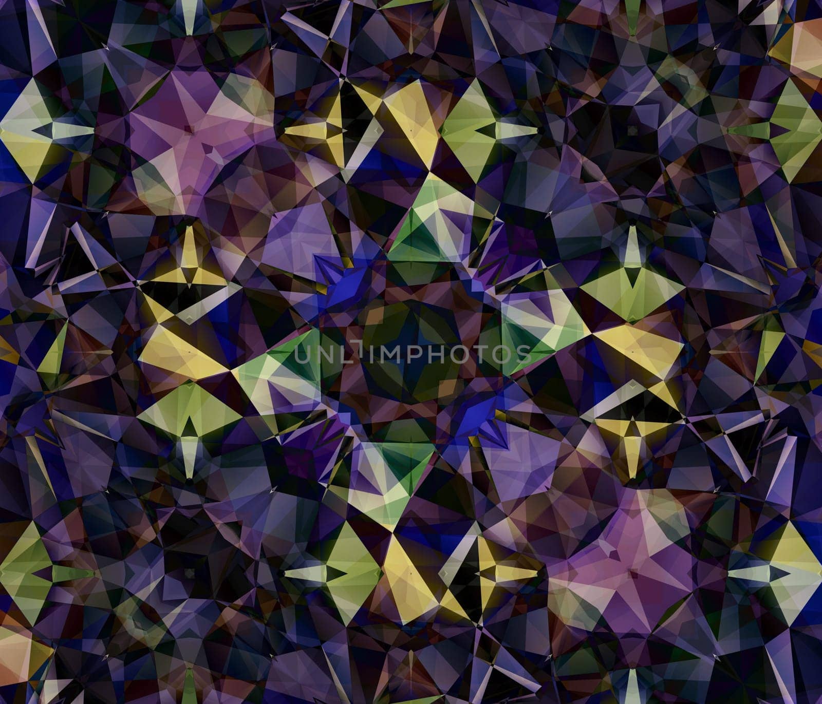 Ethnic pattern. Abstract kaleidoscope fabric design texture