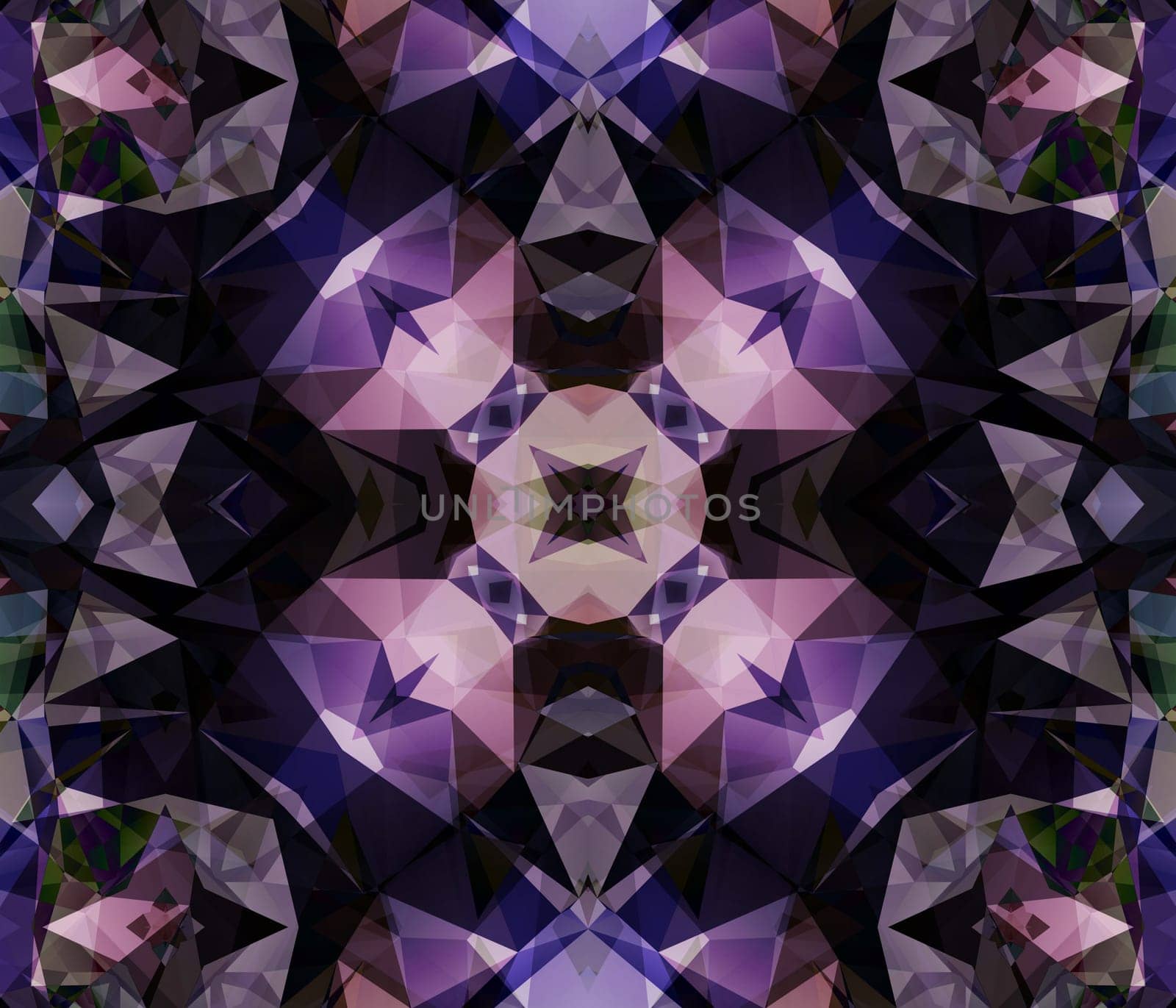 Ethnic pattern. Abstract kaleidoscope fabric design texture