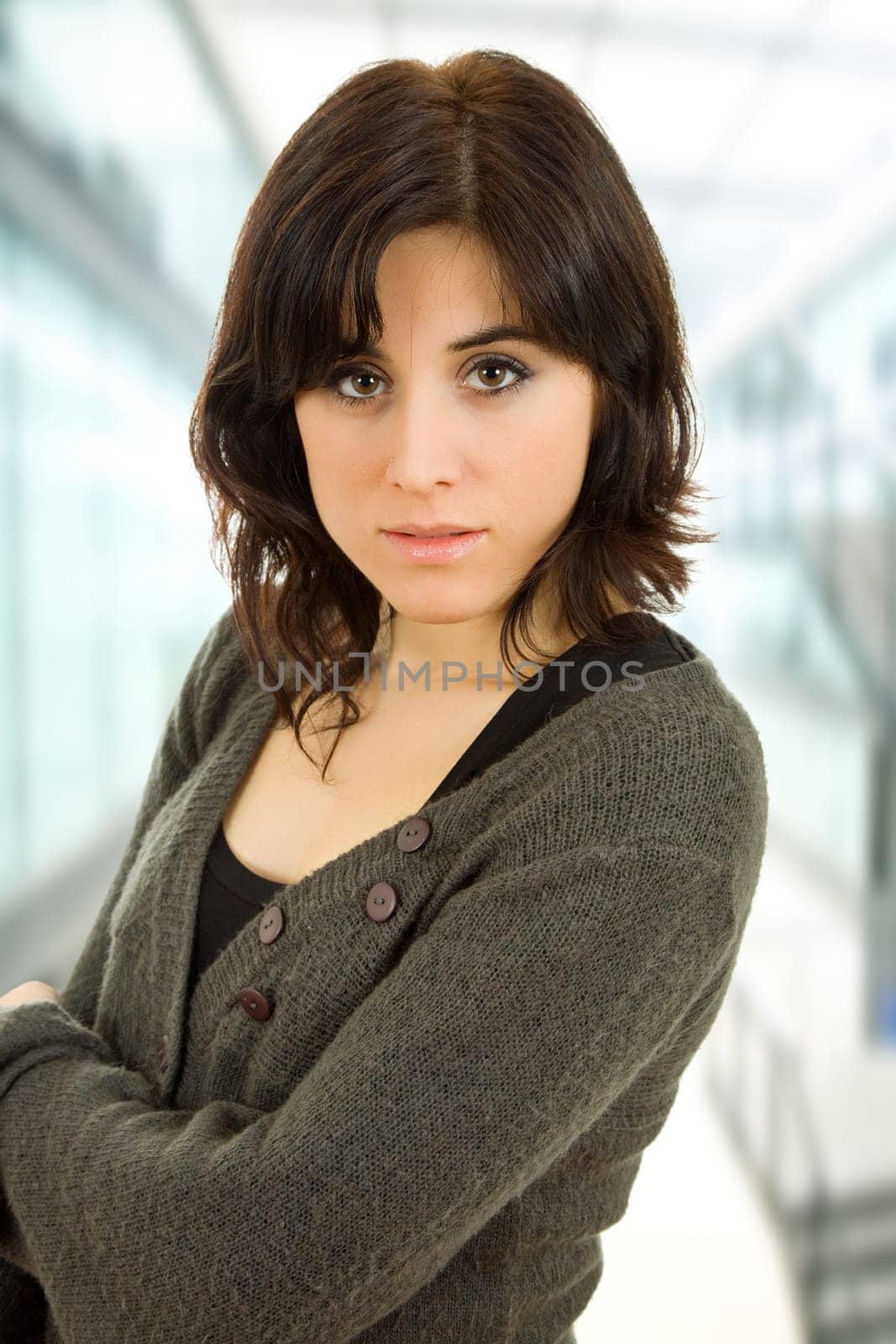 an young sensual and beautiful woman portrait