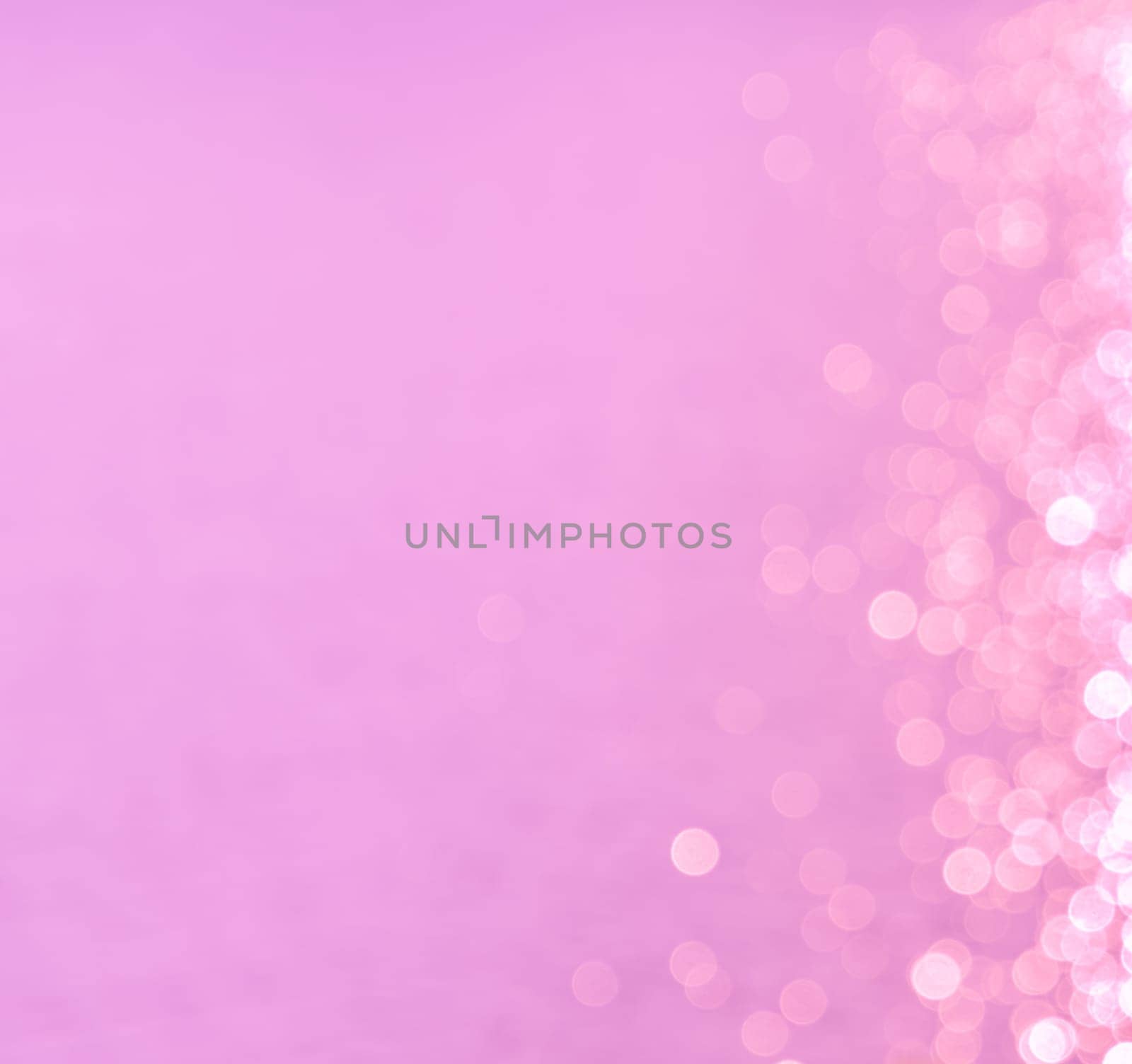 Bokeh lights abstract shining on pink background