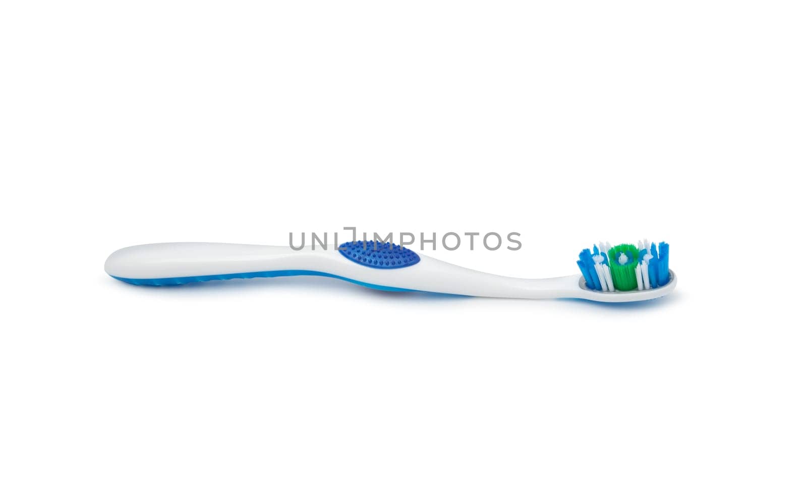 Toothpaste toothbrush isolated on white background. With clipping path