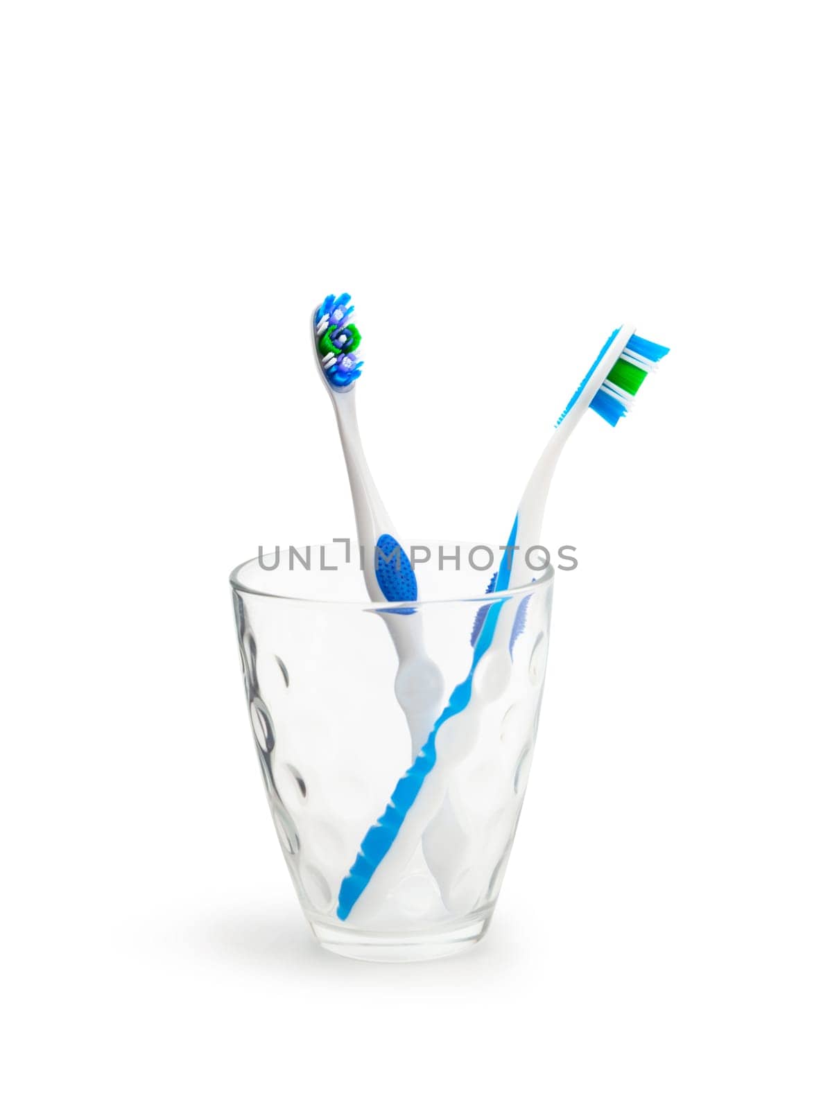 Toothpaste toothbrush isolated on white background. With clipping path