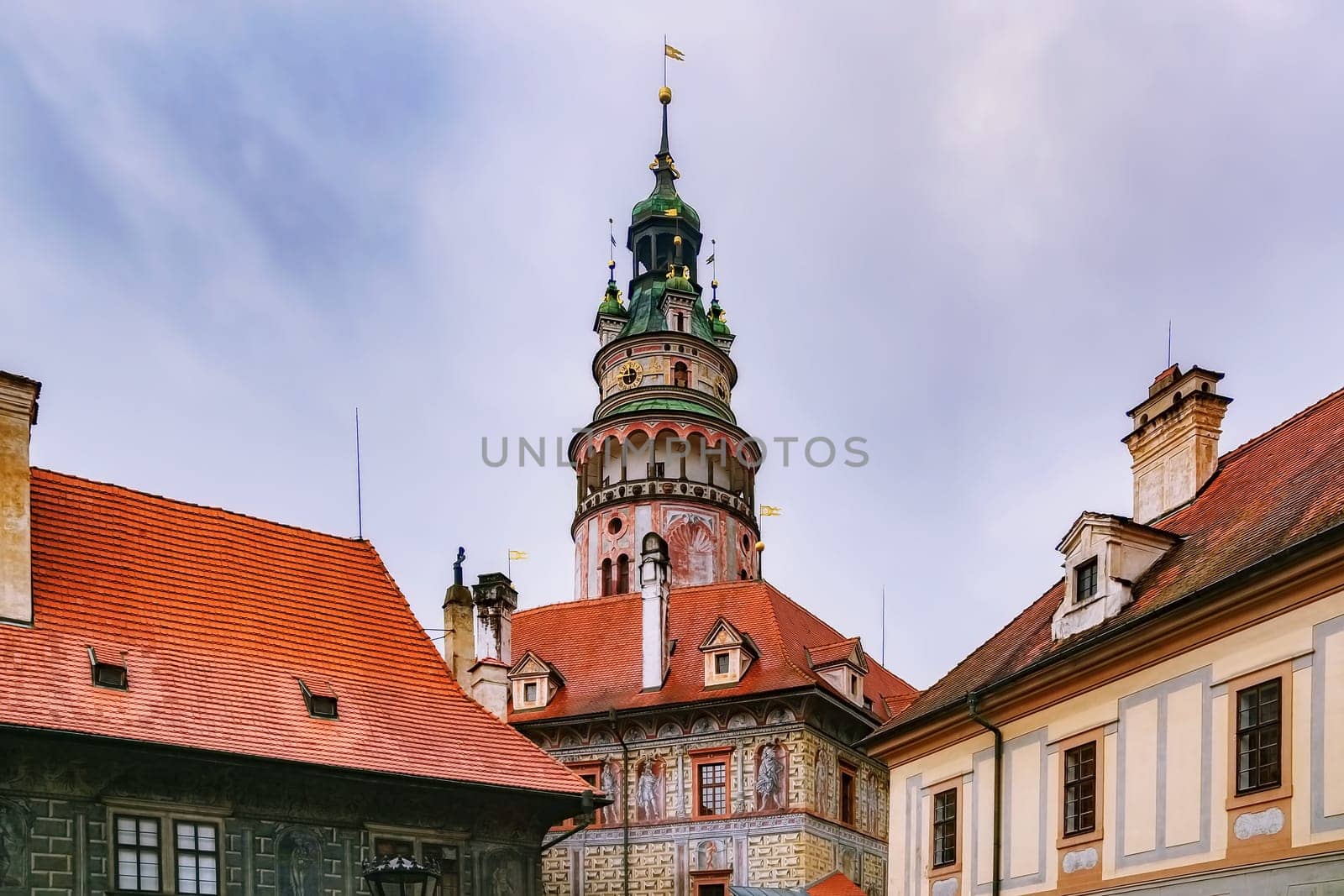 Old Buildings of the Cesky Krumlov, Czech Republic