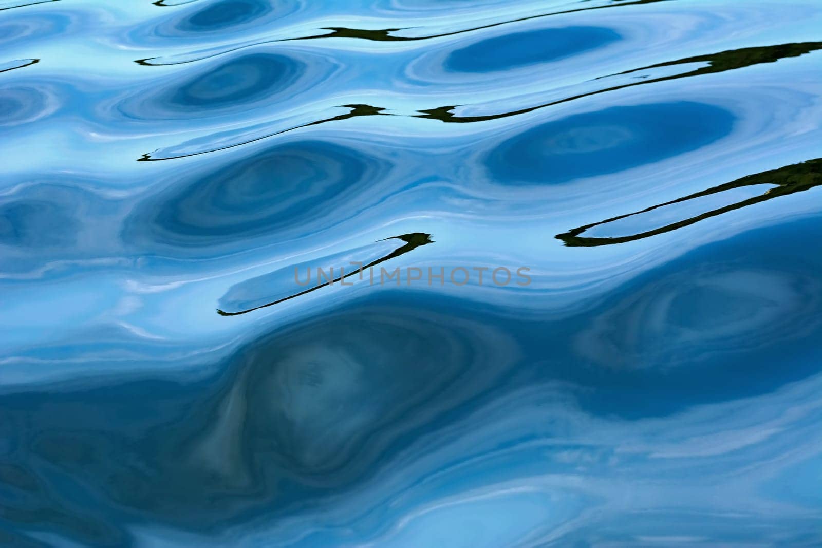 Ripples on the river surface. Water abstract background.