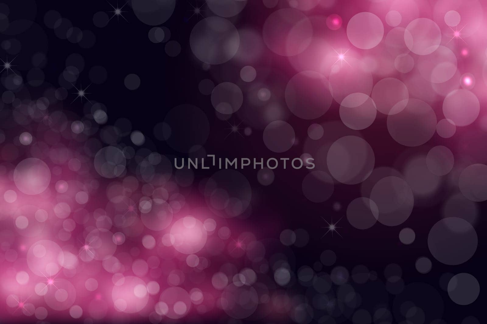 Abstract universe. Abstract black and gradient dark purple to light pink space cosmos universe background with pink stars and planets in space and time. Space for your design. Beautiful texture. Concept astrology and science.