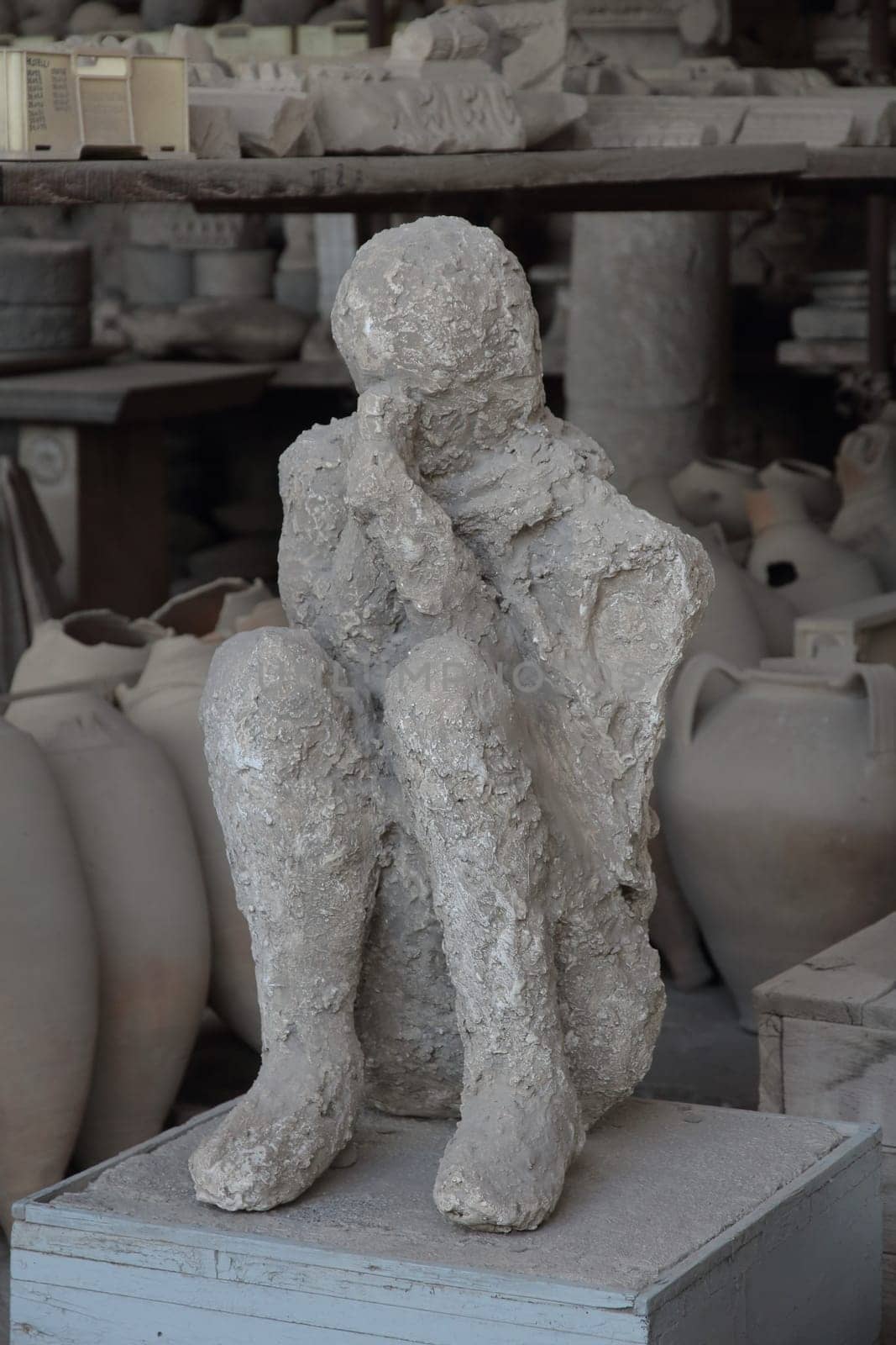 POMPEII, ITALY/MAYO 19 2019. Ruins of the city of Pompeii
