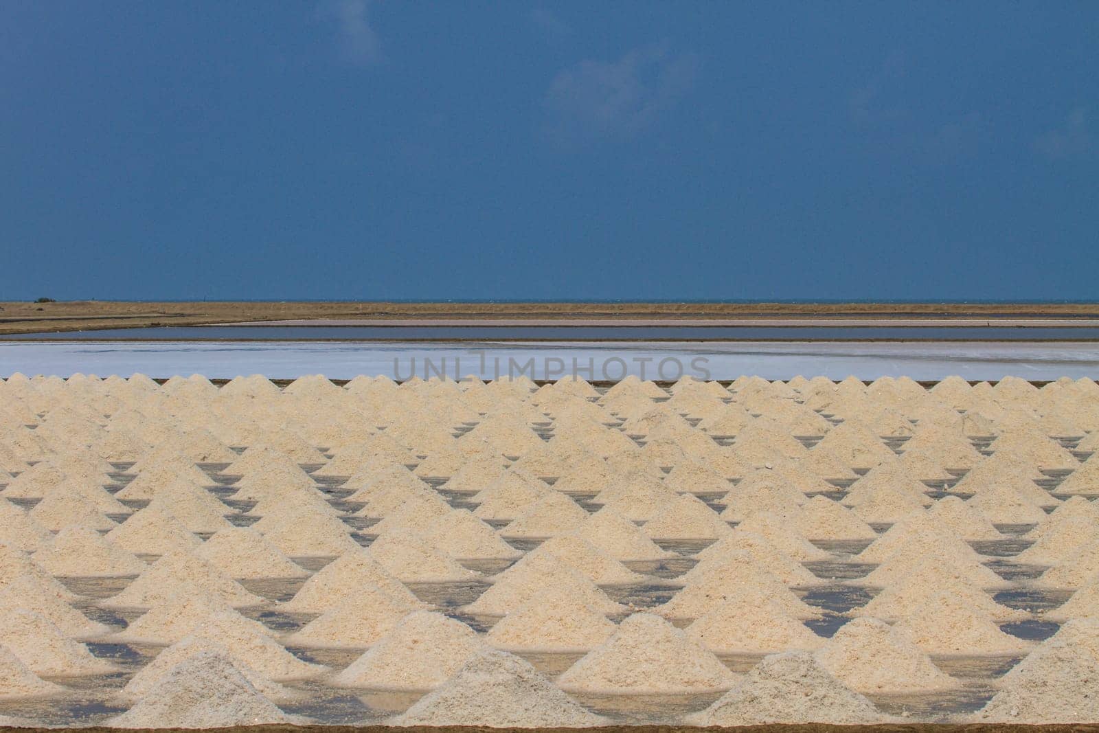 Salt in the Saline in rural Thailand