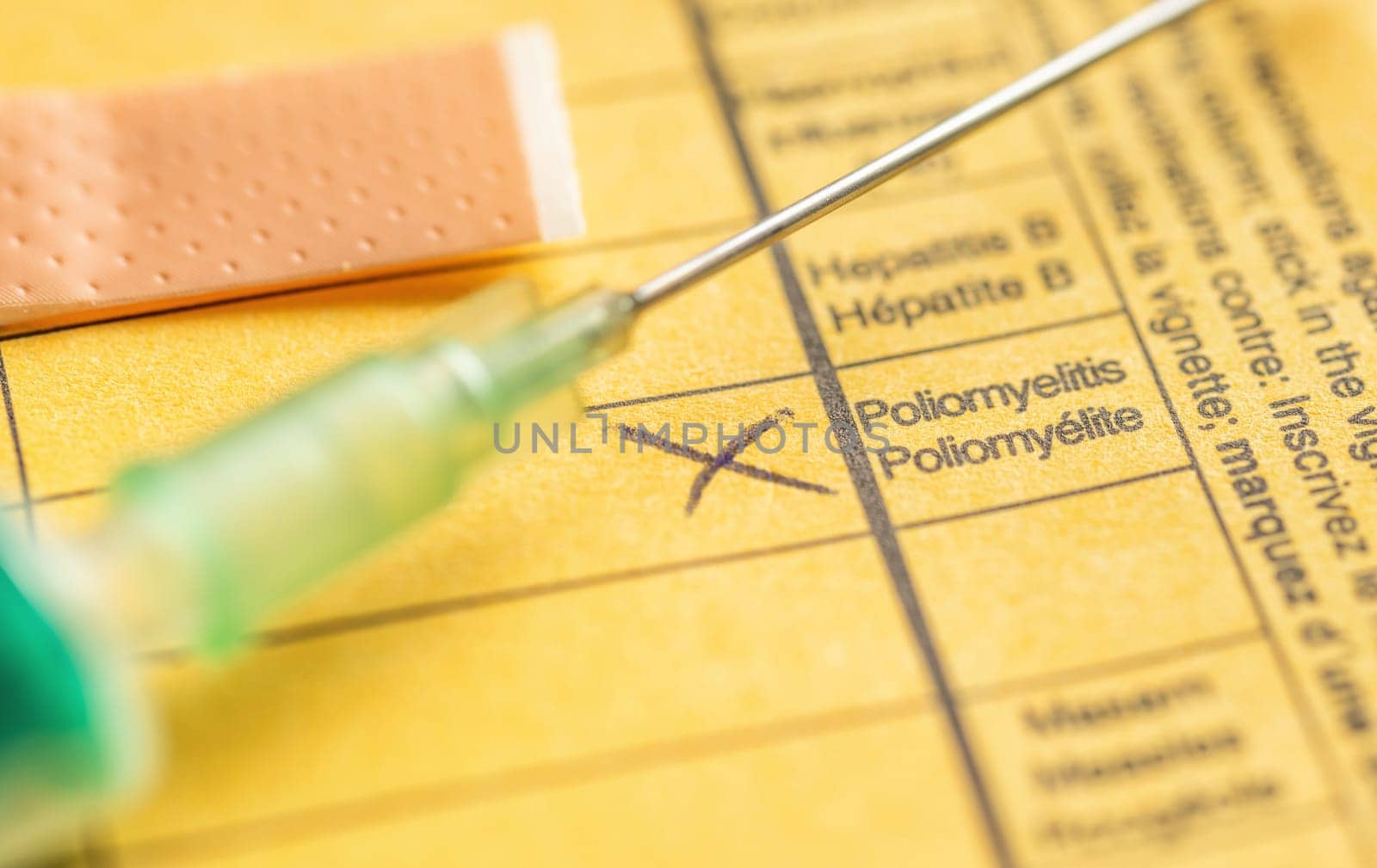 International certificate of vaccination - Polio
