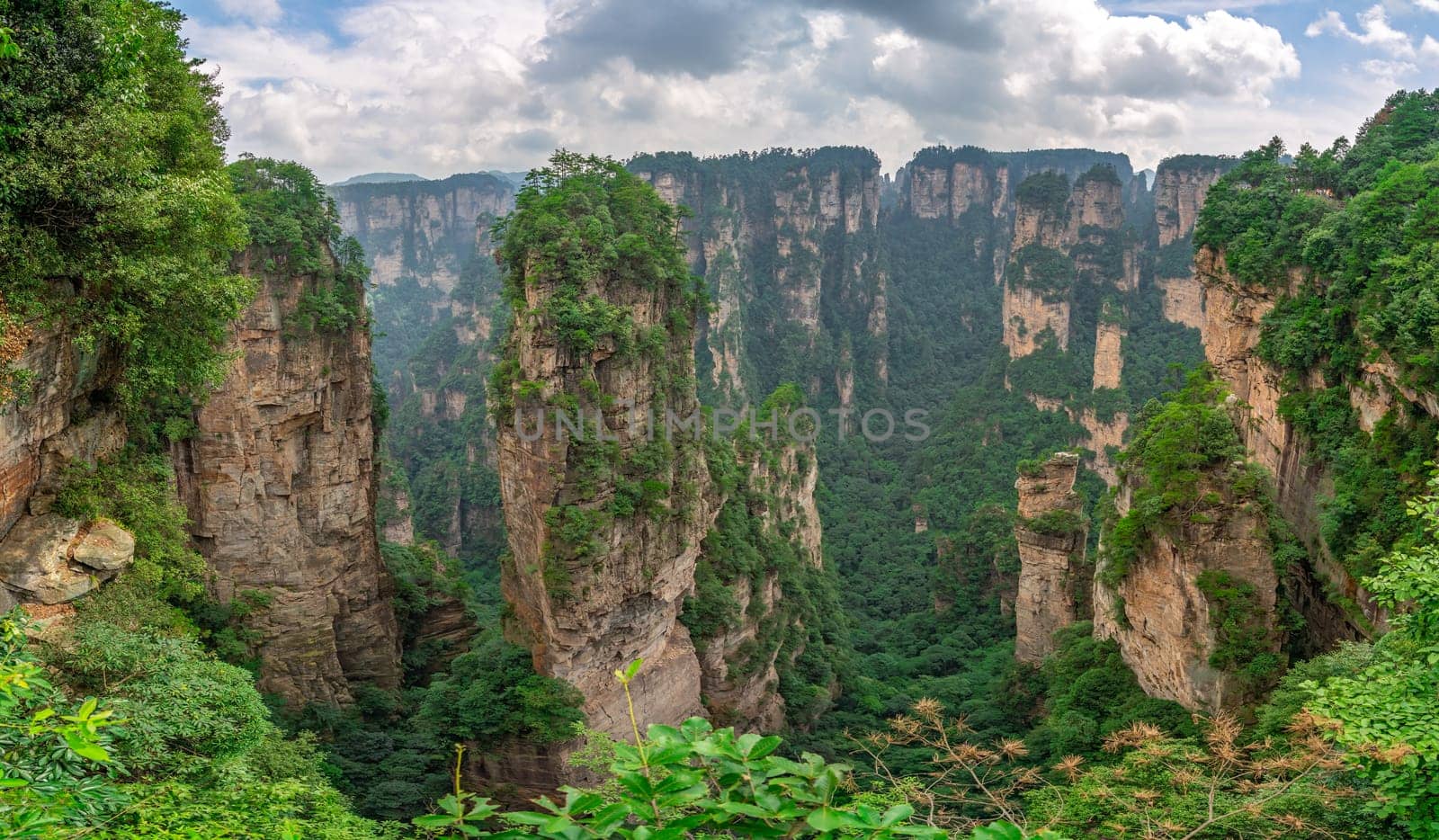 Heaven Pillar Hallelujah Mountain in Tianzi mountain range, Avatar mountains nature park, Zhangjiajie, China