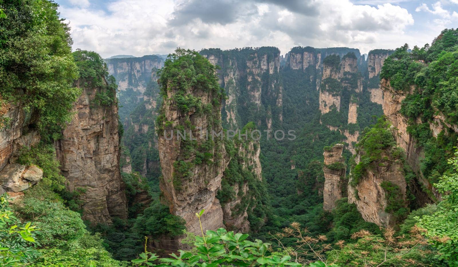 Heaven Pillar Hallelujah Mountain in Tianzi mountain range, Avatar mountains nature park, Zhangjiajie, China