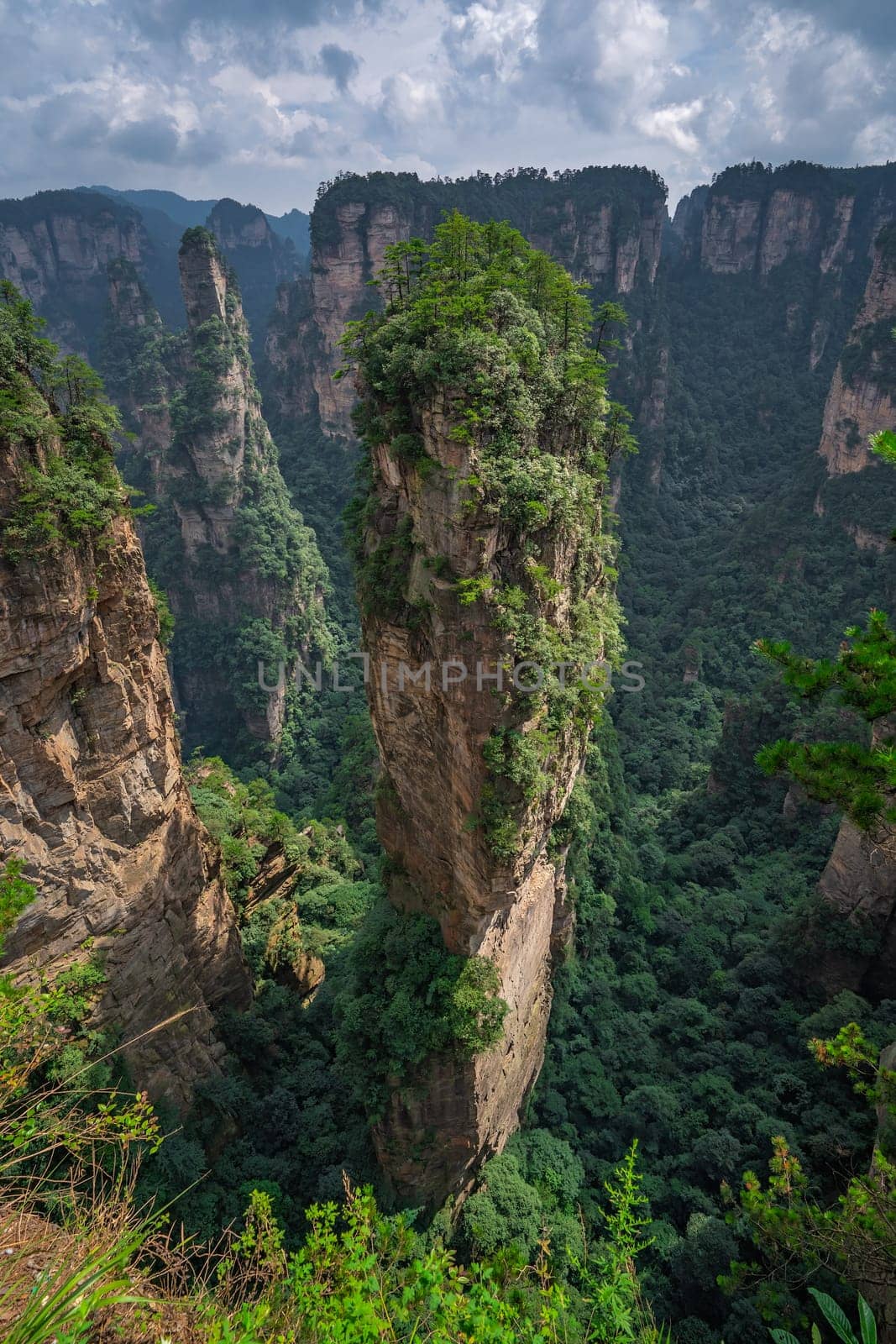 Heaven Pillar Hallelujah Mountain in Tianzi mountain range, Avatar mountains nature park, Zhangjiajie, China