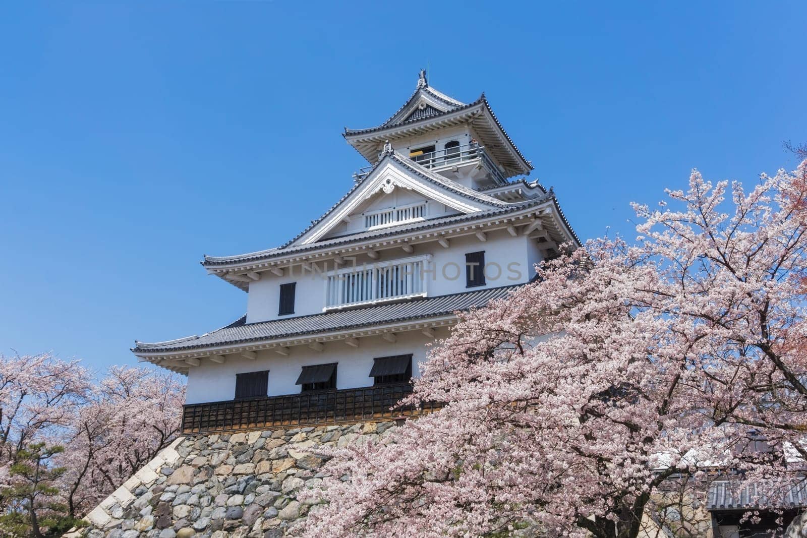 Nagahama Castle is located in Nagahama, Shiga Prefecture, Japan. It was built in 1575-1576. It was reconstructed out of concrete in 1983. It contains a museum about the city of Nagahama.