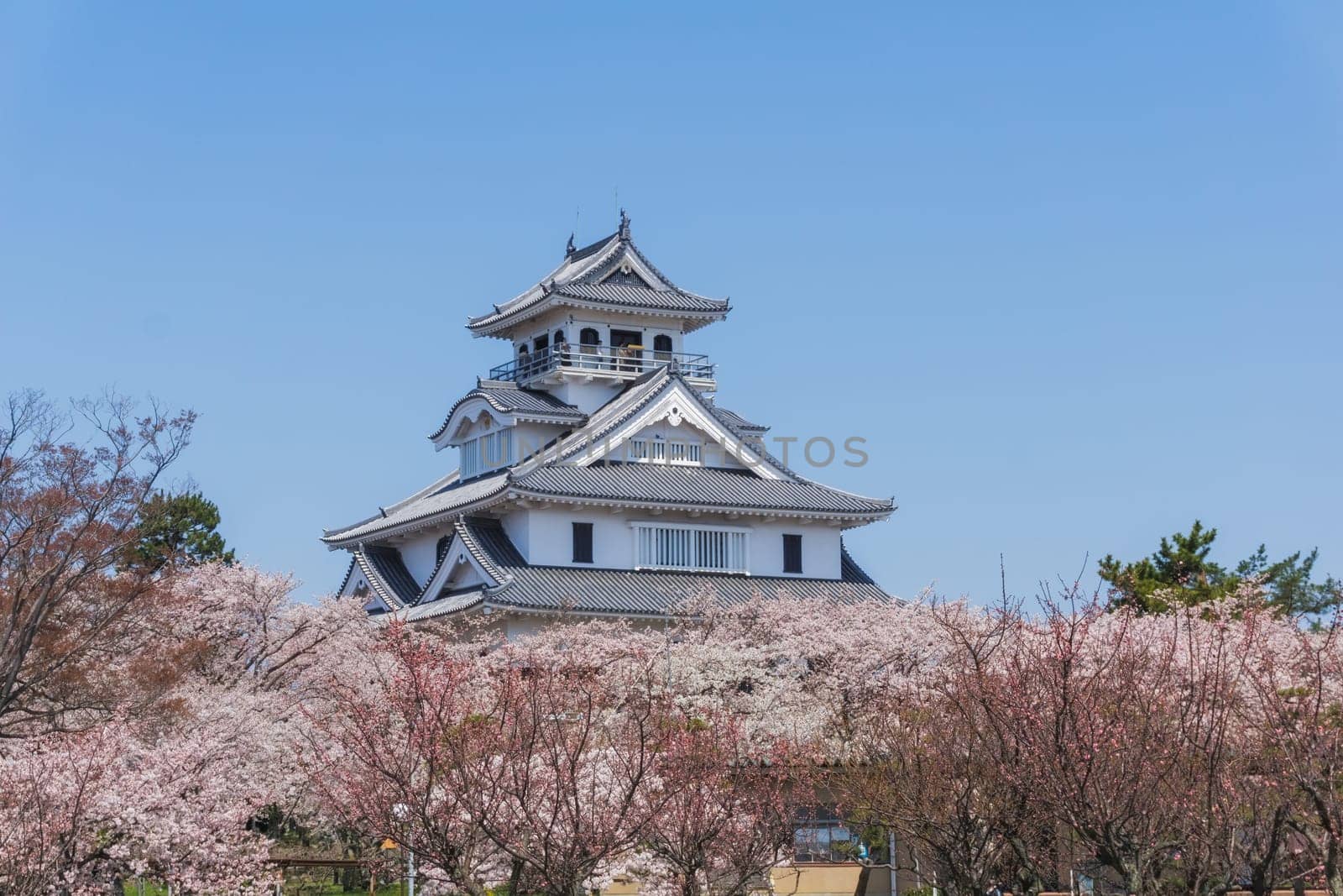 Nagahama Castle is located in Nagahama, Shiga Prefecture, Japan. It was built in 1575-1576. It was reconstructed out of concrete in 1983. It contains a museum about the city of Nagahama.