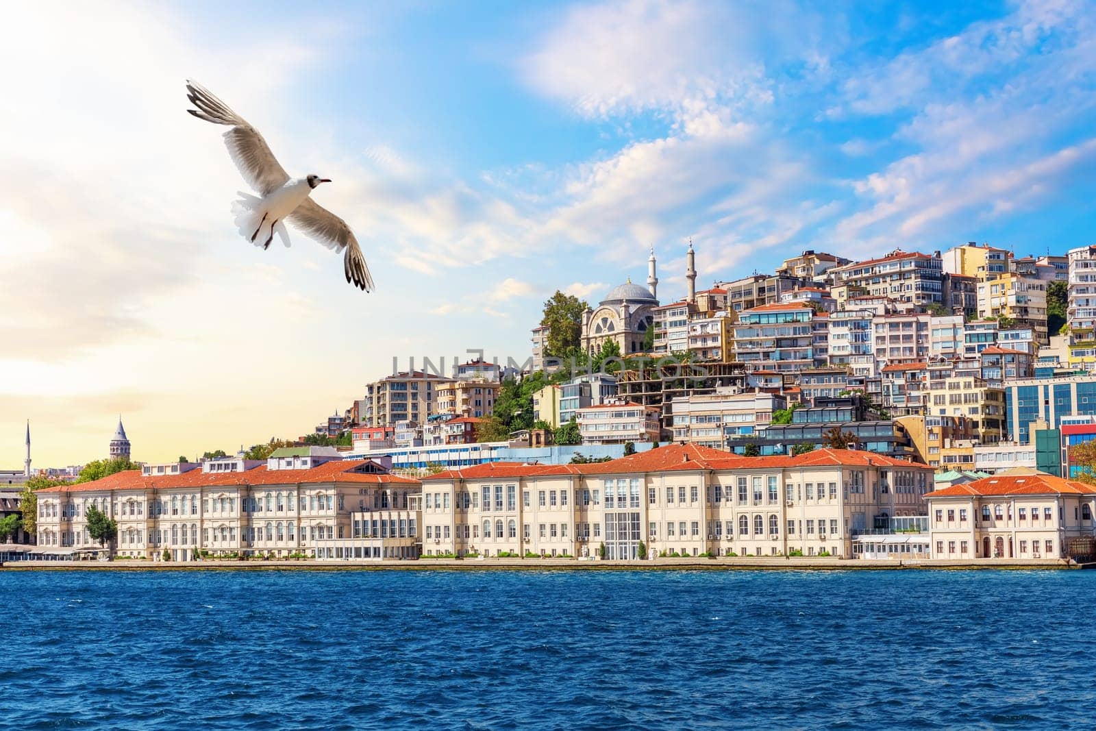 Cihangir Mosque on the coast of Istanbul, Turkey.