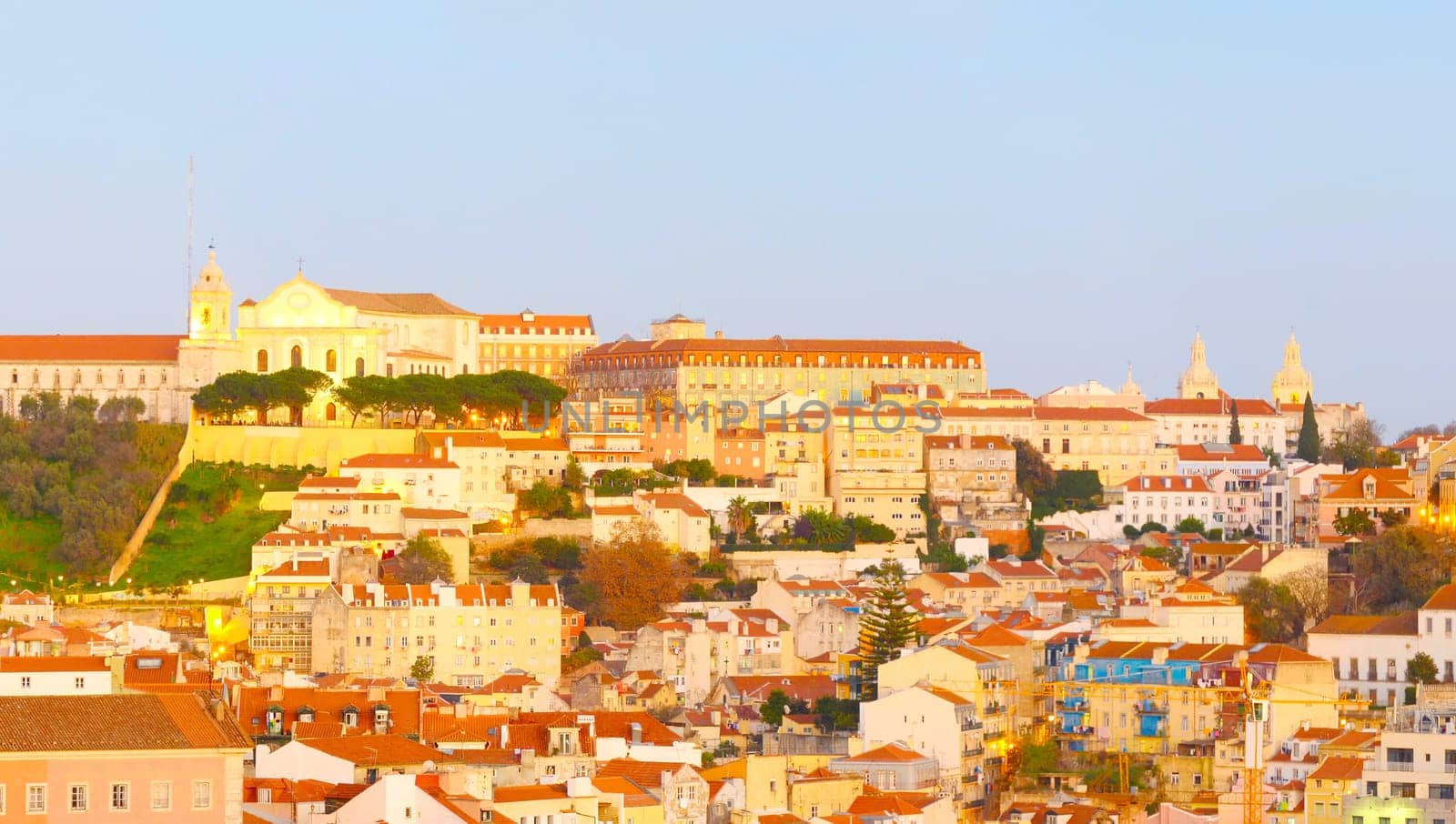View of Lisbon Old Town architecture, Portugal