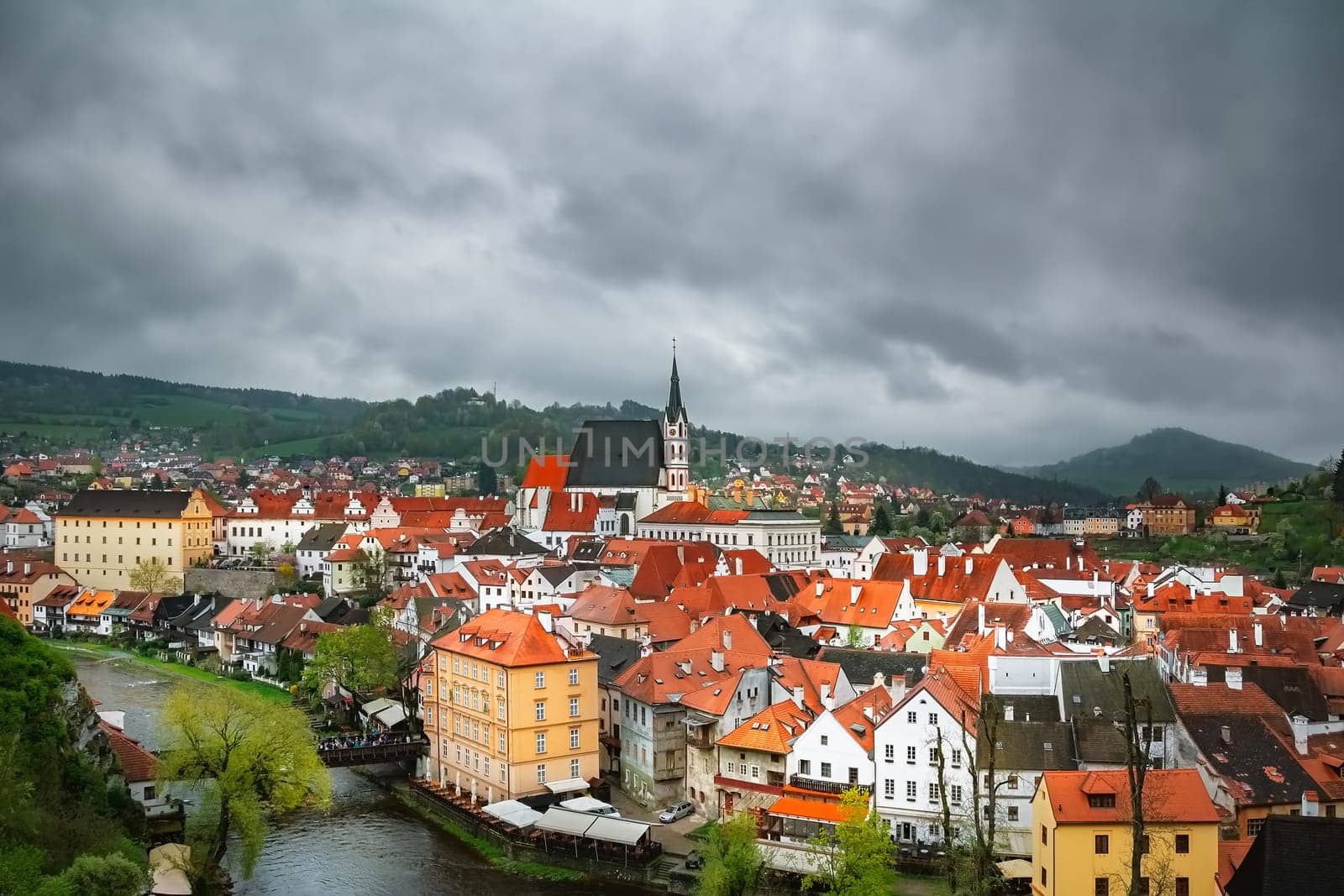 View of the Cesky Krumlov, Czech Republic