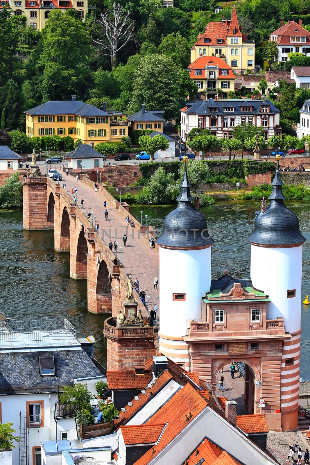 Heidelberg Baden-Wuerttemberg/ Germany - 07 09 2019: Heidelberg is a city Germany, with many historical a ttractions here , Alte Brücke