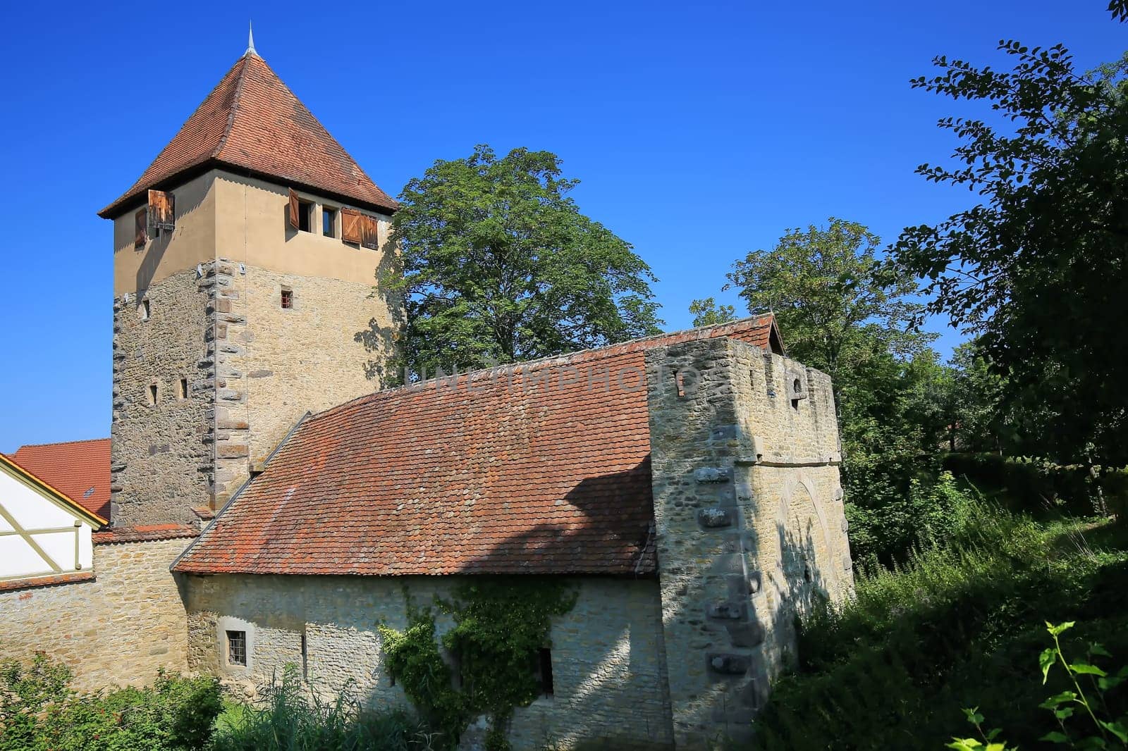 Iphofen is a city in Bavaria with many historical sights. Zentturm