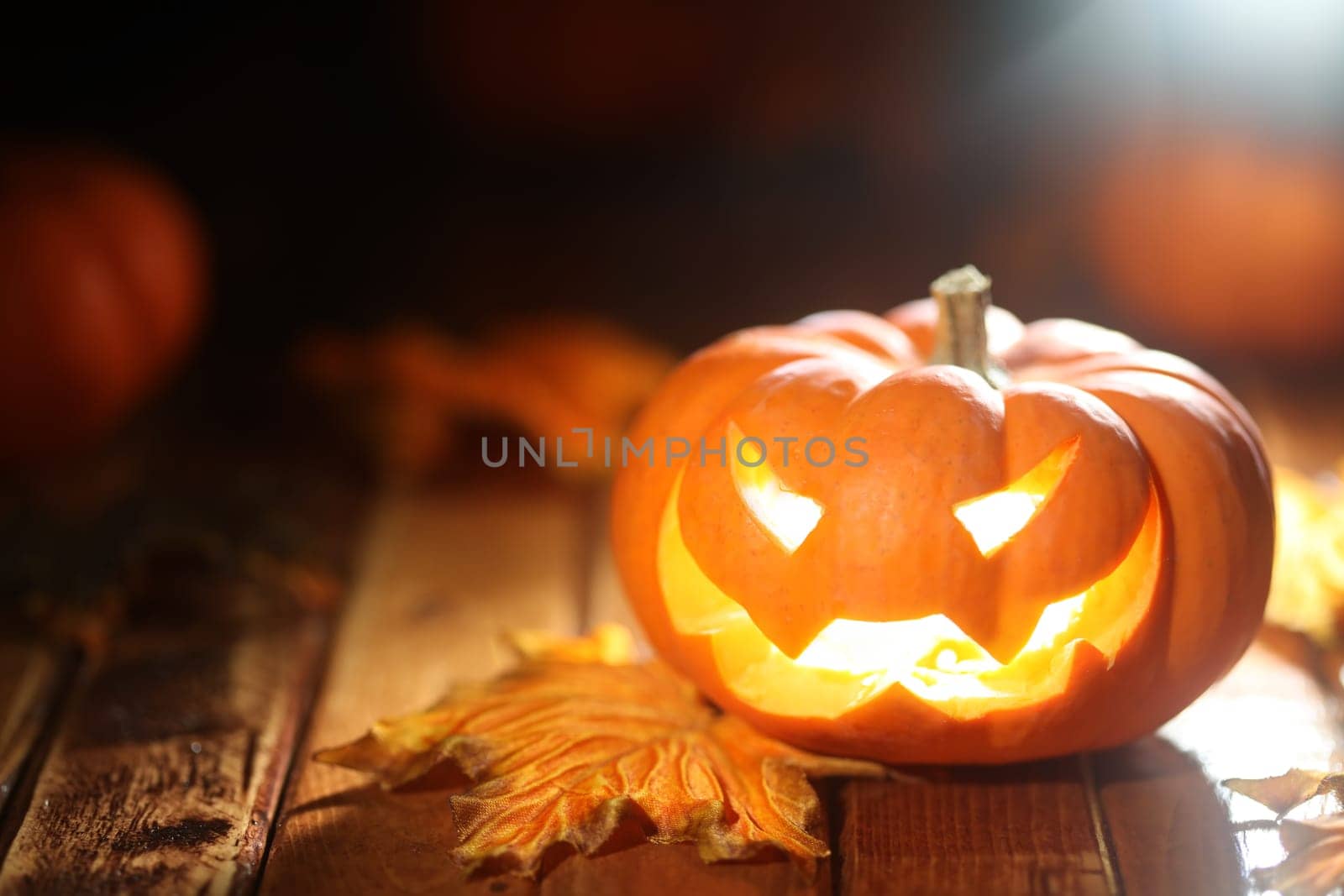 Halloween jack o' lantern background by SSSilver