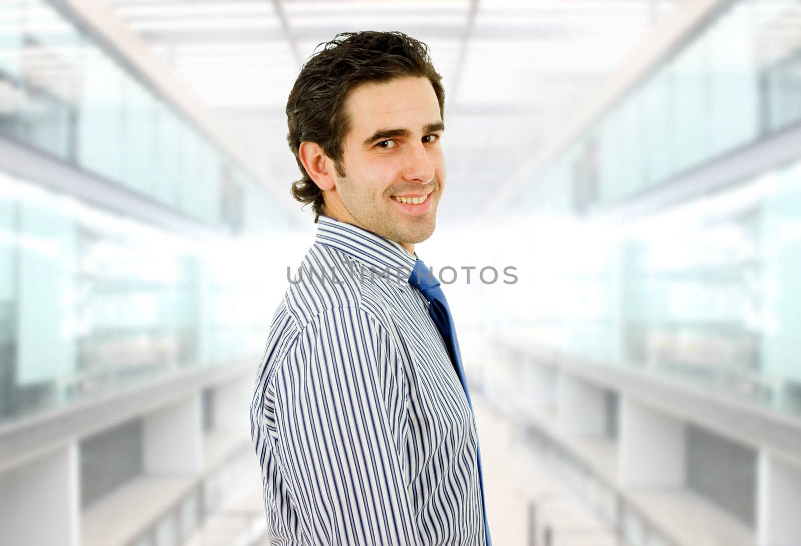 young business man portrait at the office