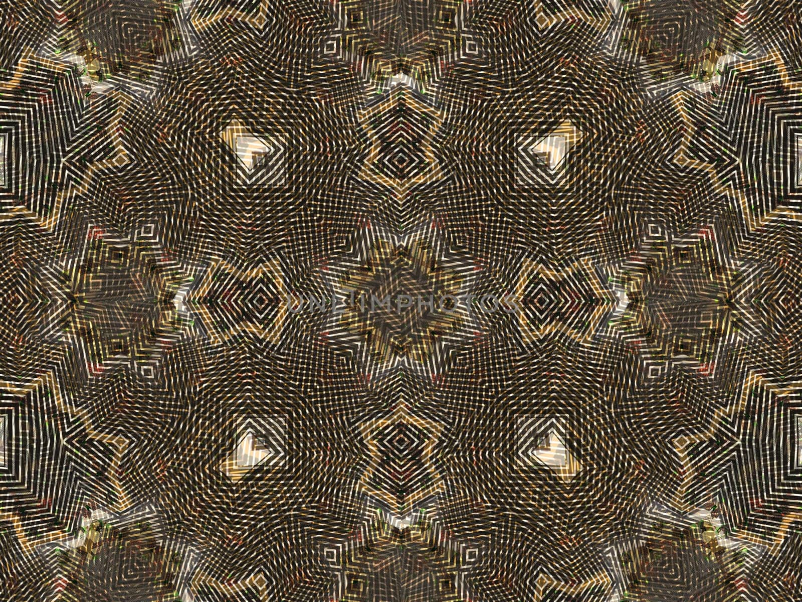 Ethnic pattern. Abstract kaleidoscope fabric design texture