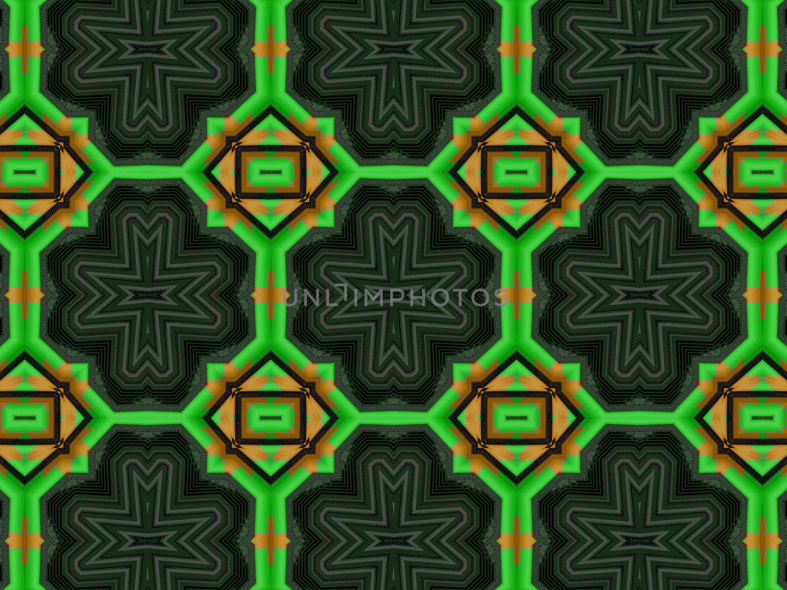 Ethnic pattern. Abstract kaleidoscope fabric design texture