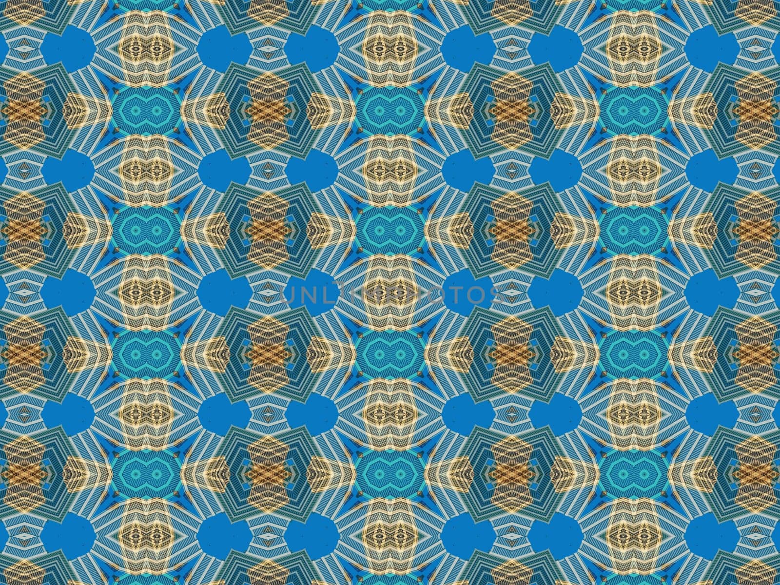 Ethnic pattern. Abstract kaleidoscope fabric design texture