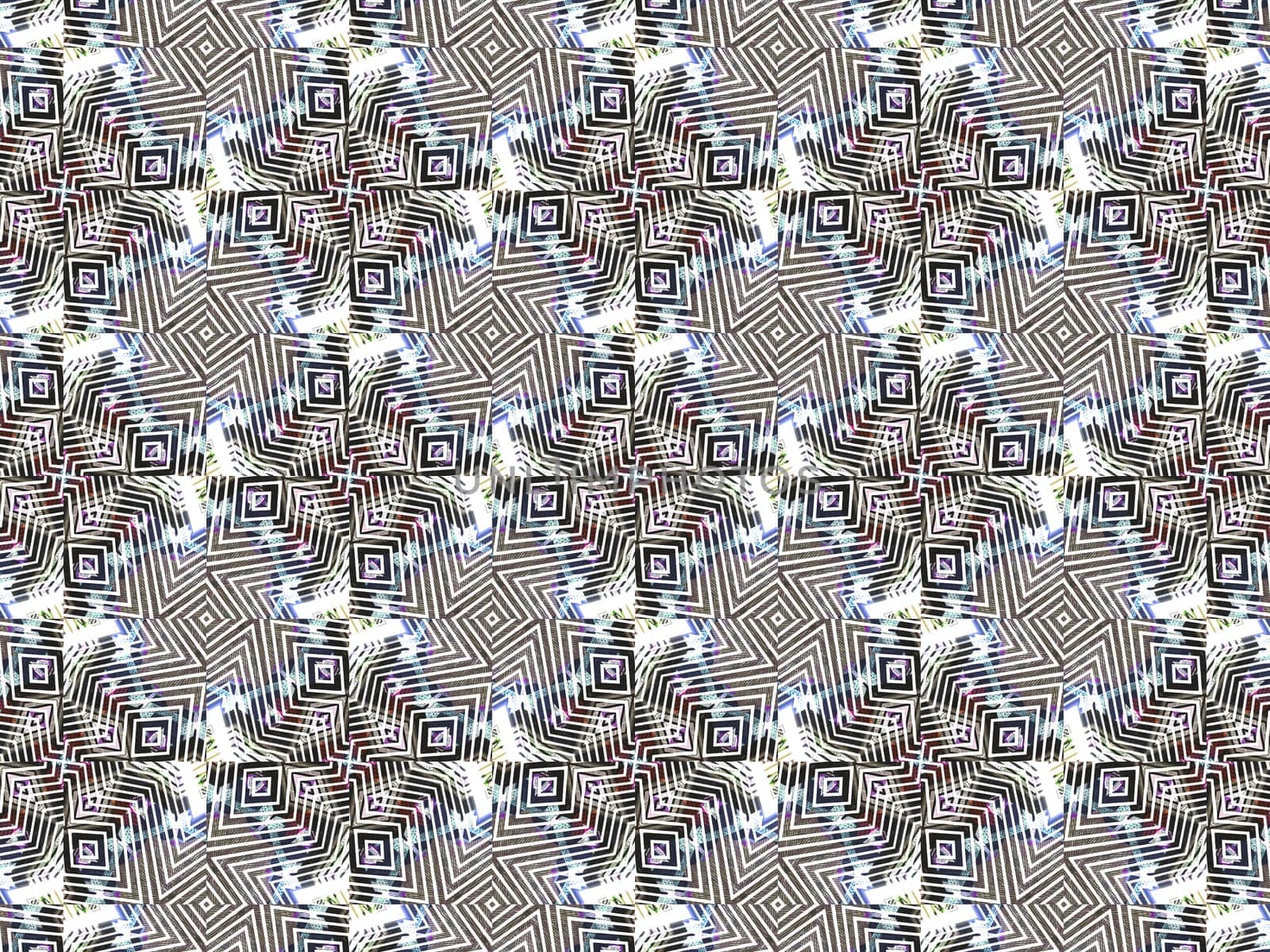 Ethnic pattern. Abstract kaleidoscope fabric design texture
