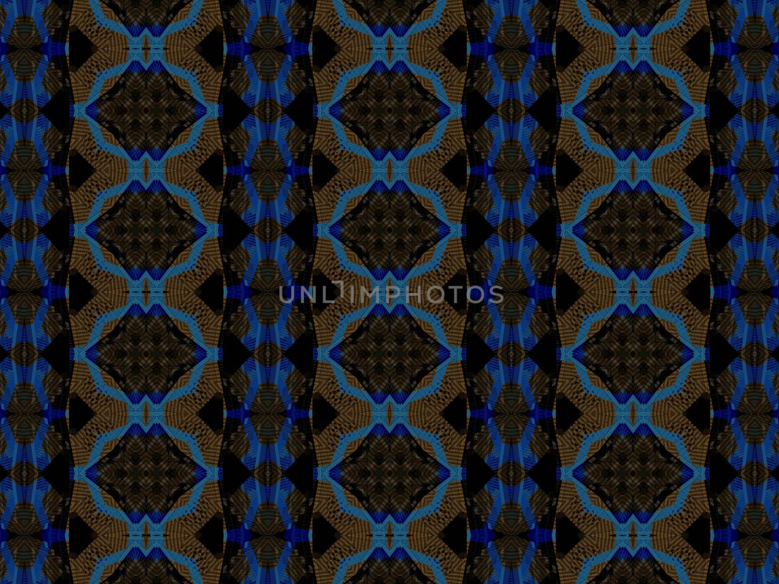 Ethnic pattern. Abstract kaleidoscope fabric design texture
