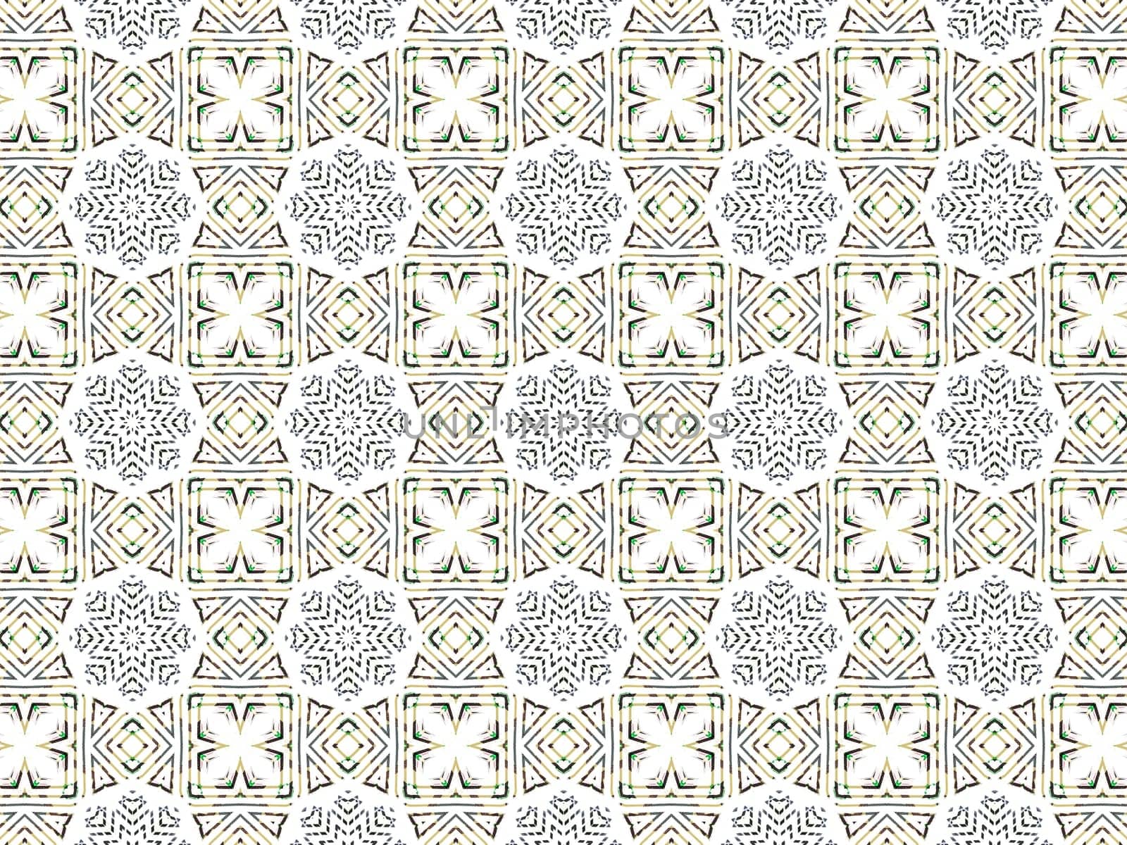 Ethnic pattern. Abstract kaleidoscope fabric design texture