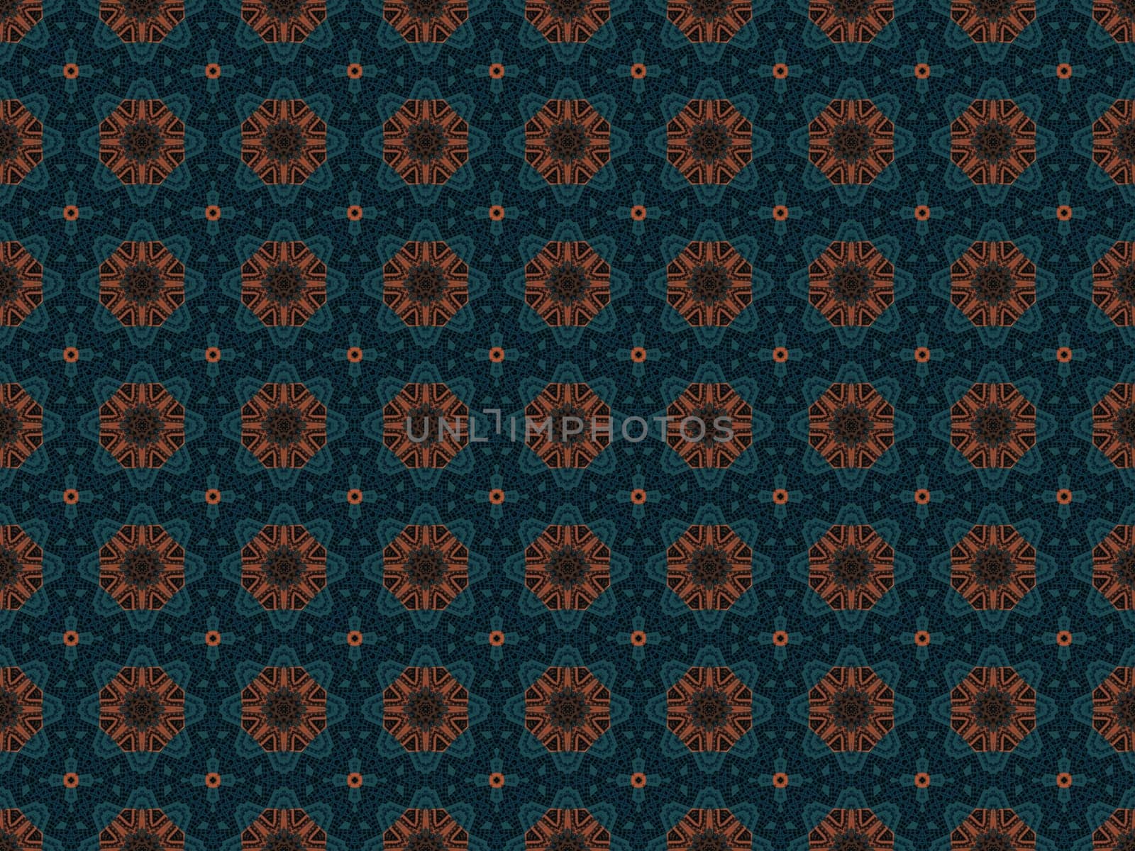 Ethnic pattern. Abstract kaleidoscope fabric design texture