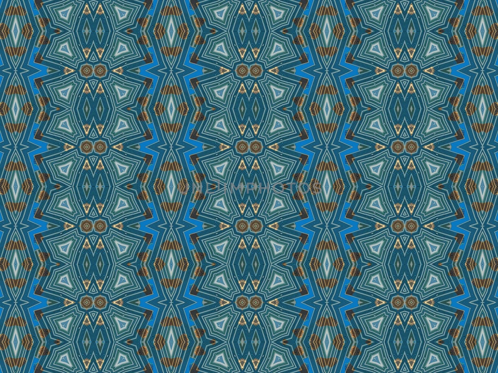 Ethnic pattern. Abstract kaleidoscope fabric design texture