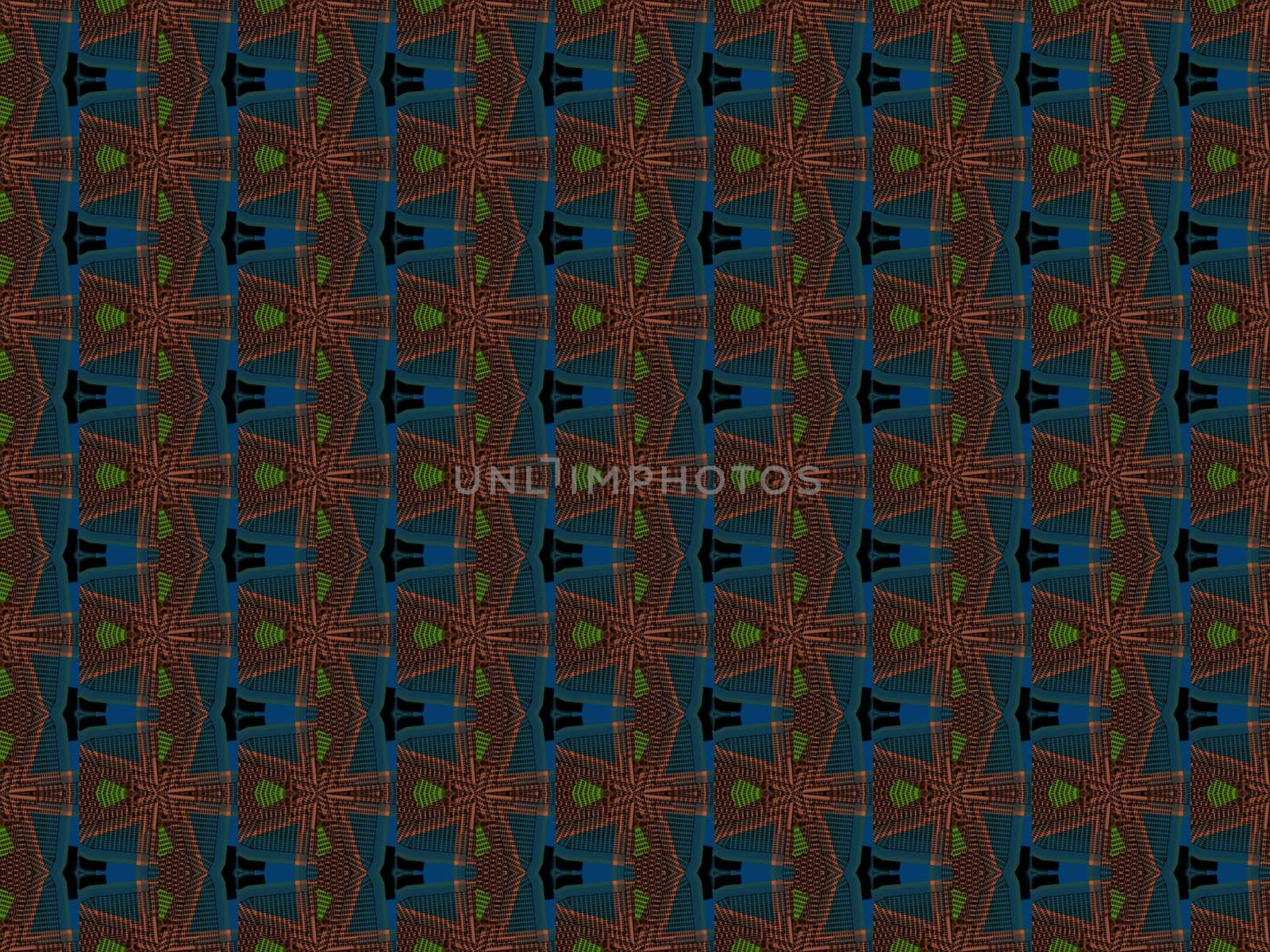 Ethnic pattern. Abstract kaleidoscope fabric design texture