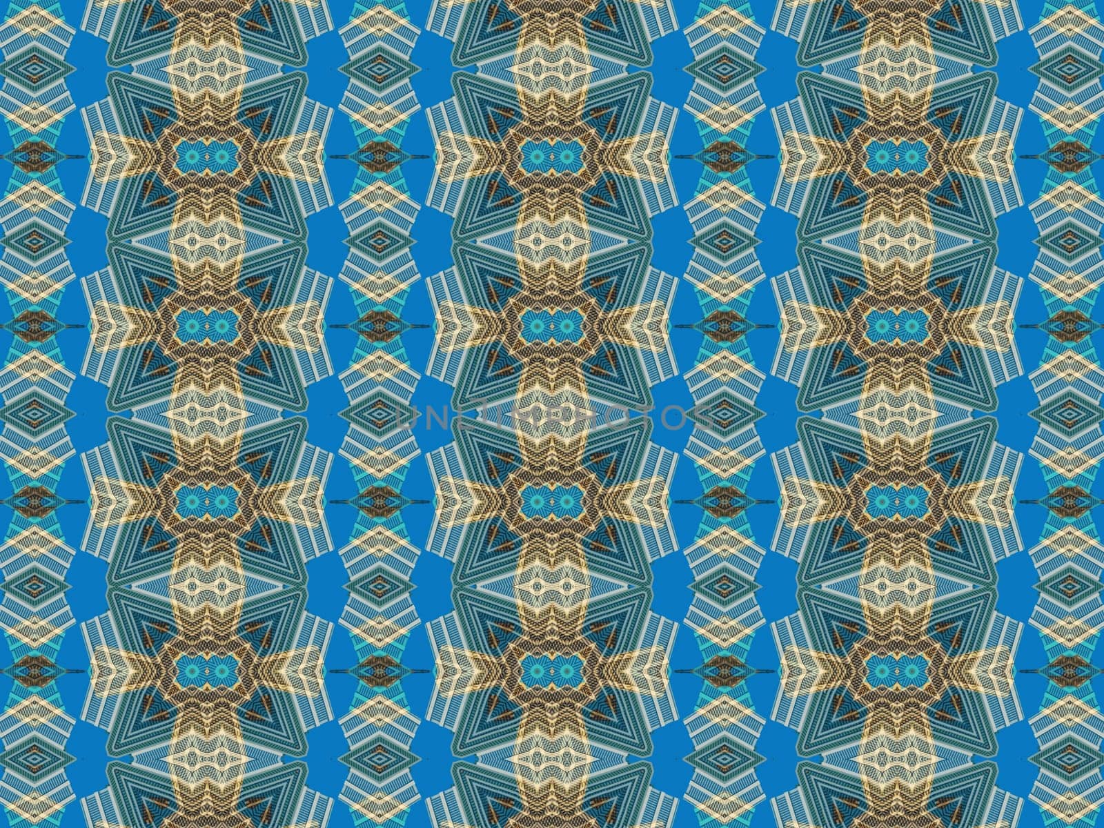 Ethnic pattern. Abstract kaleidoscope fabric design texture