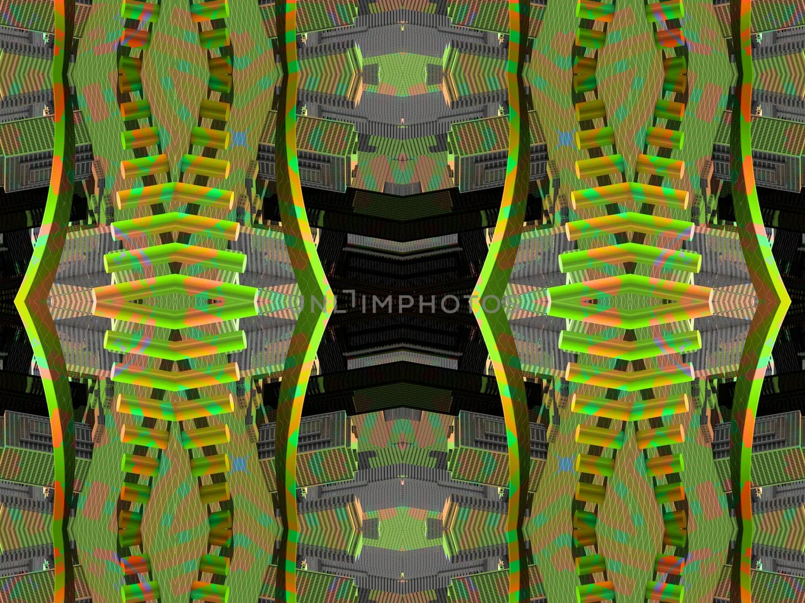 Ethnic pattern. Abstract kaleidoscope fabric design texture