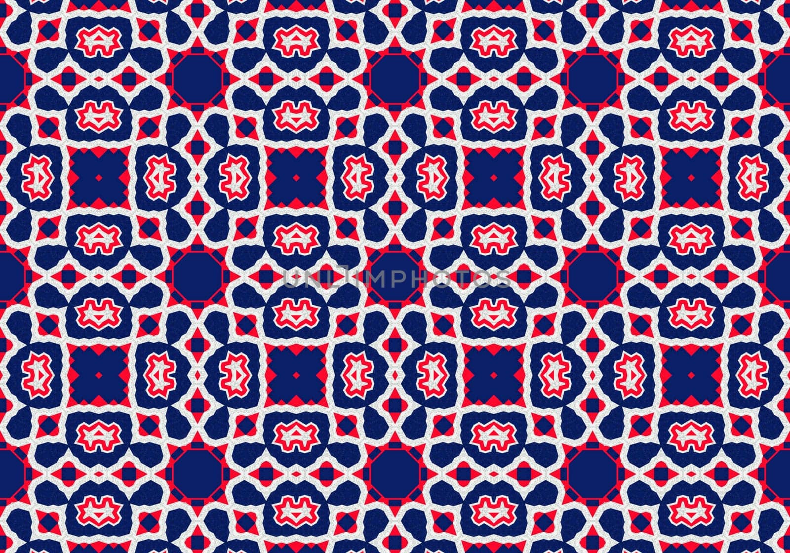 Ethnic pattern. Abstract kaleidoscope fabric design texture