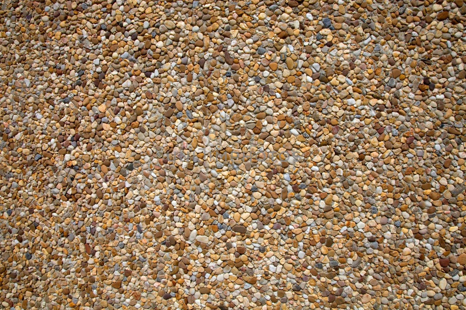 brown wall detail, made of small rocks
