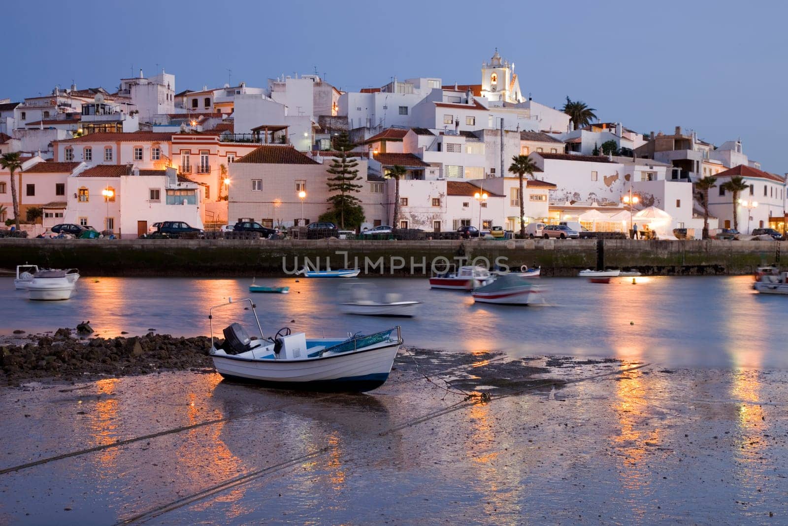 small town of Ferragudo in the south of Portugal