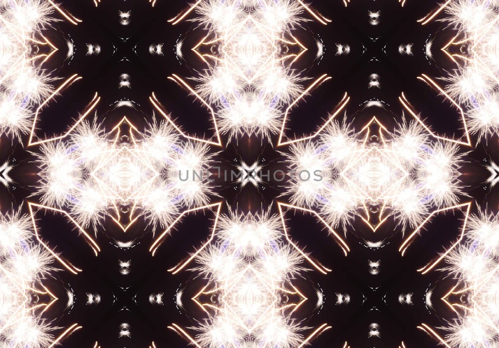 Ethnic pattern. Abstract kaleidoscope fabric design texture