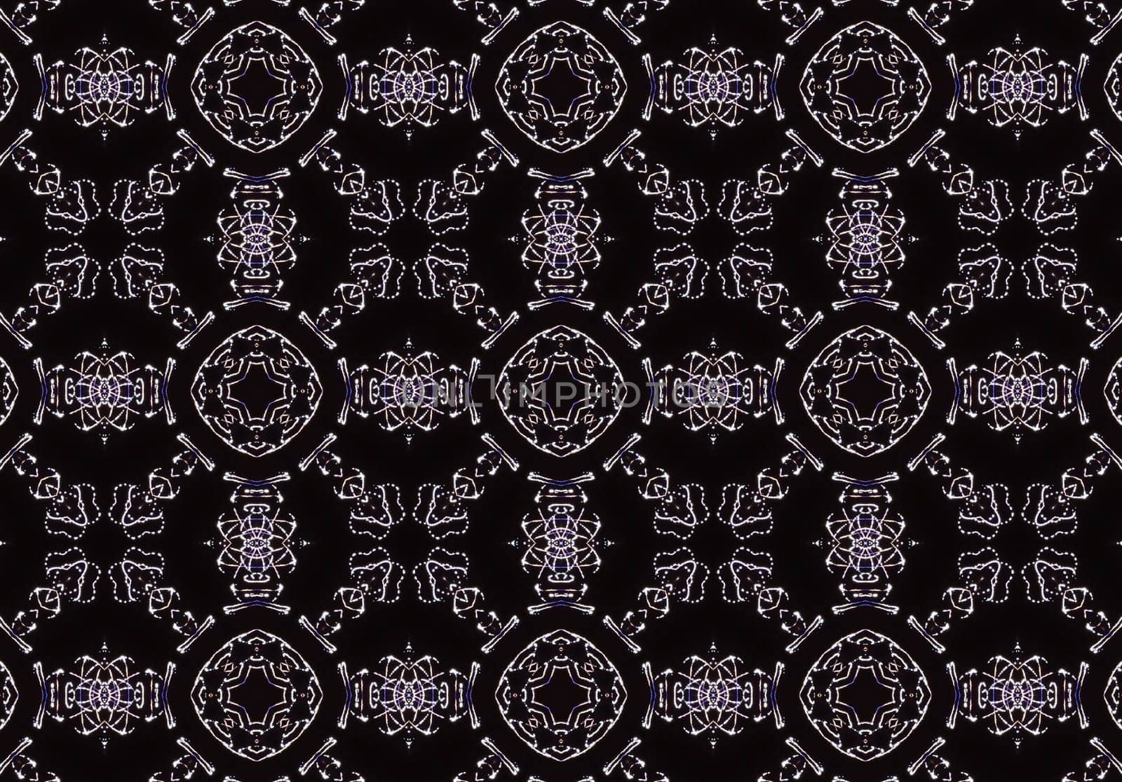 Ethnic pattern. Abstract kaleidoscope fabric design texture