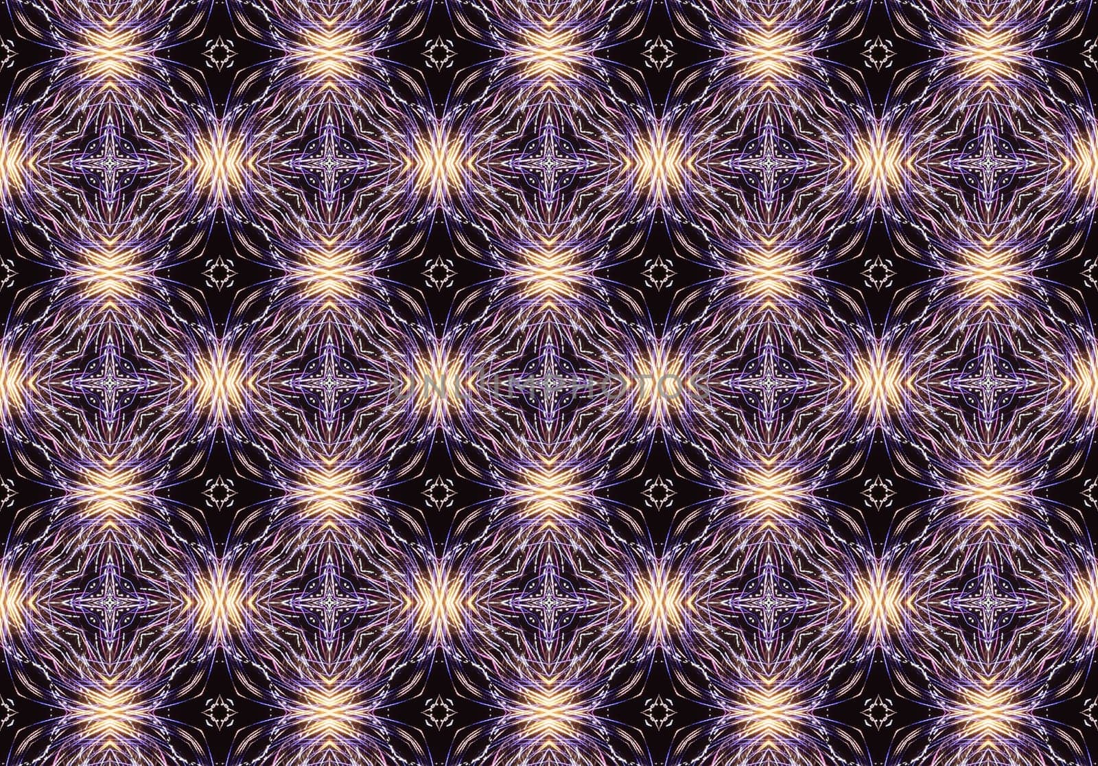 Ethnic pattern. Abstract kaleidoscope fabric design texture