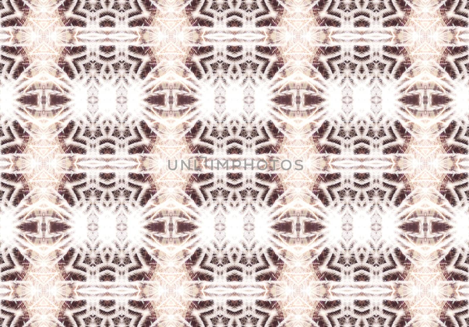 Ethnic pattern. Abstract kaleidoscope fabric design texture