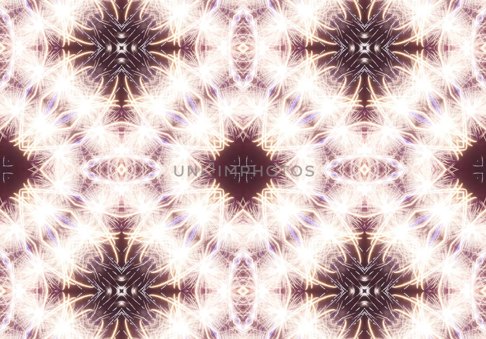 Ethnic pattern. Abstract kaleidoscope fabric design texture