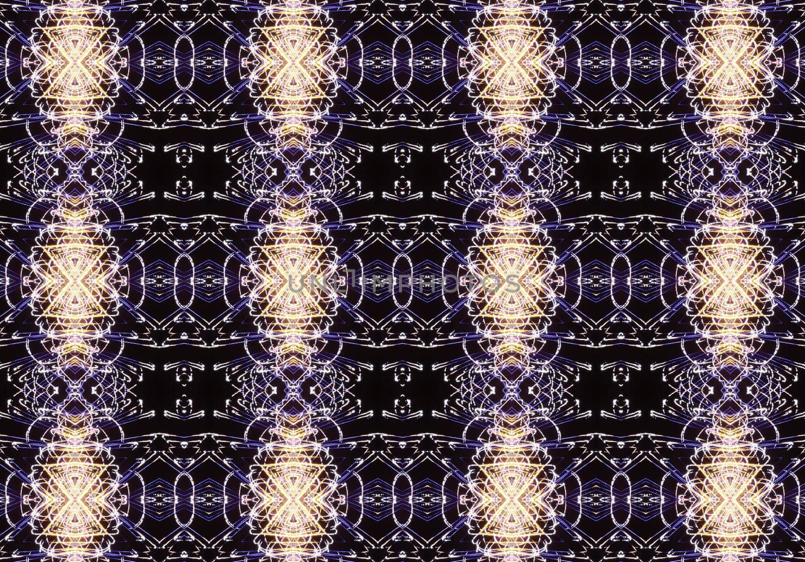 Ethnic pattern. Abstract kaleidoscope fabric design texture