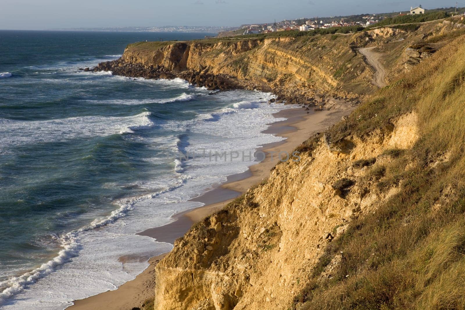 beautiful beach of Praia Pequena in the south of portugal