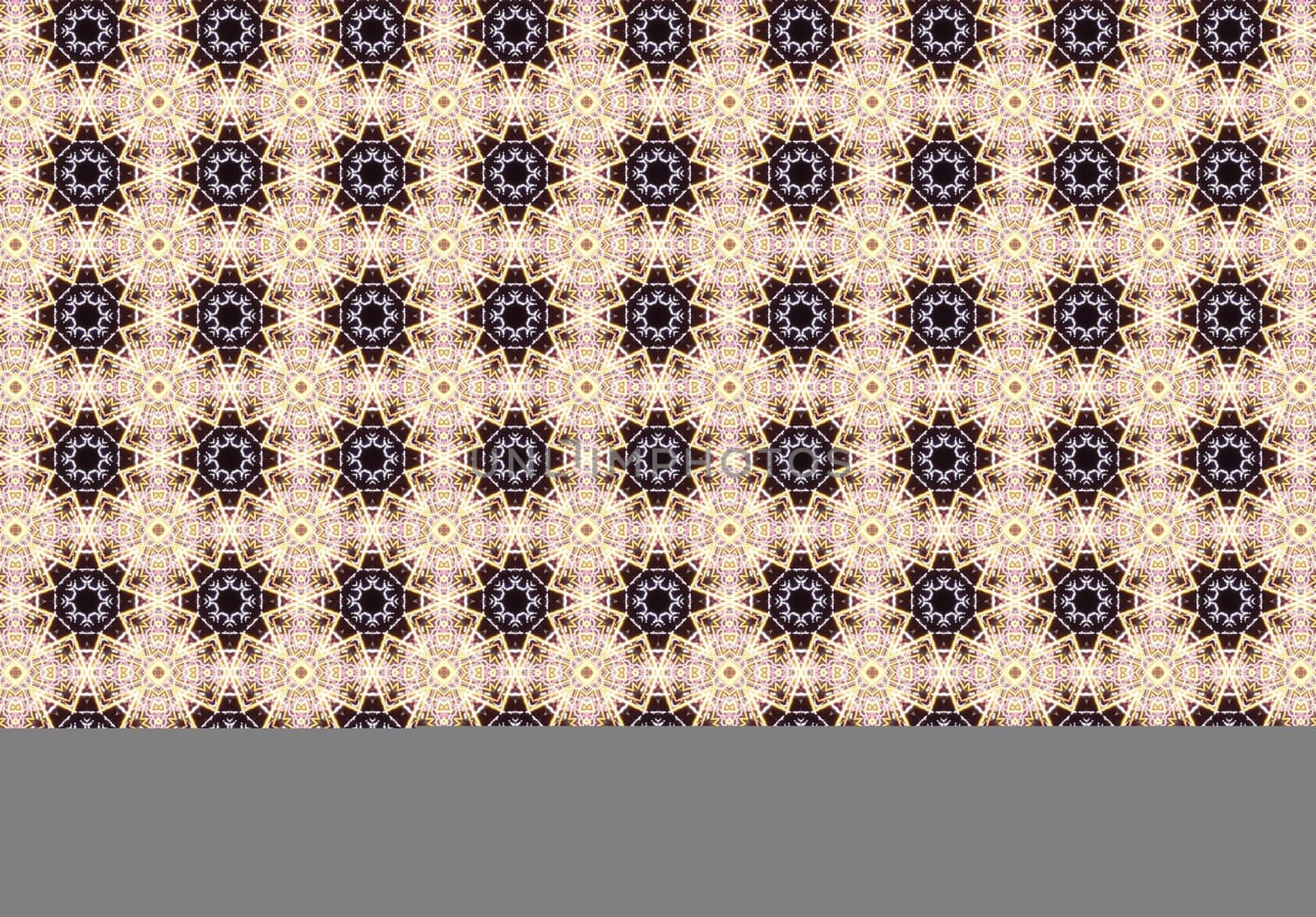 Ethnic pattern. Abstract kaleidoscope fabric design texture