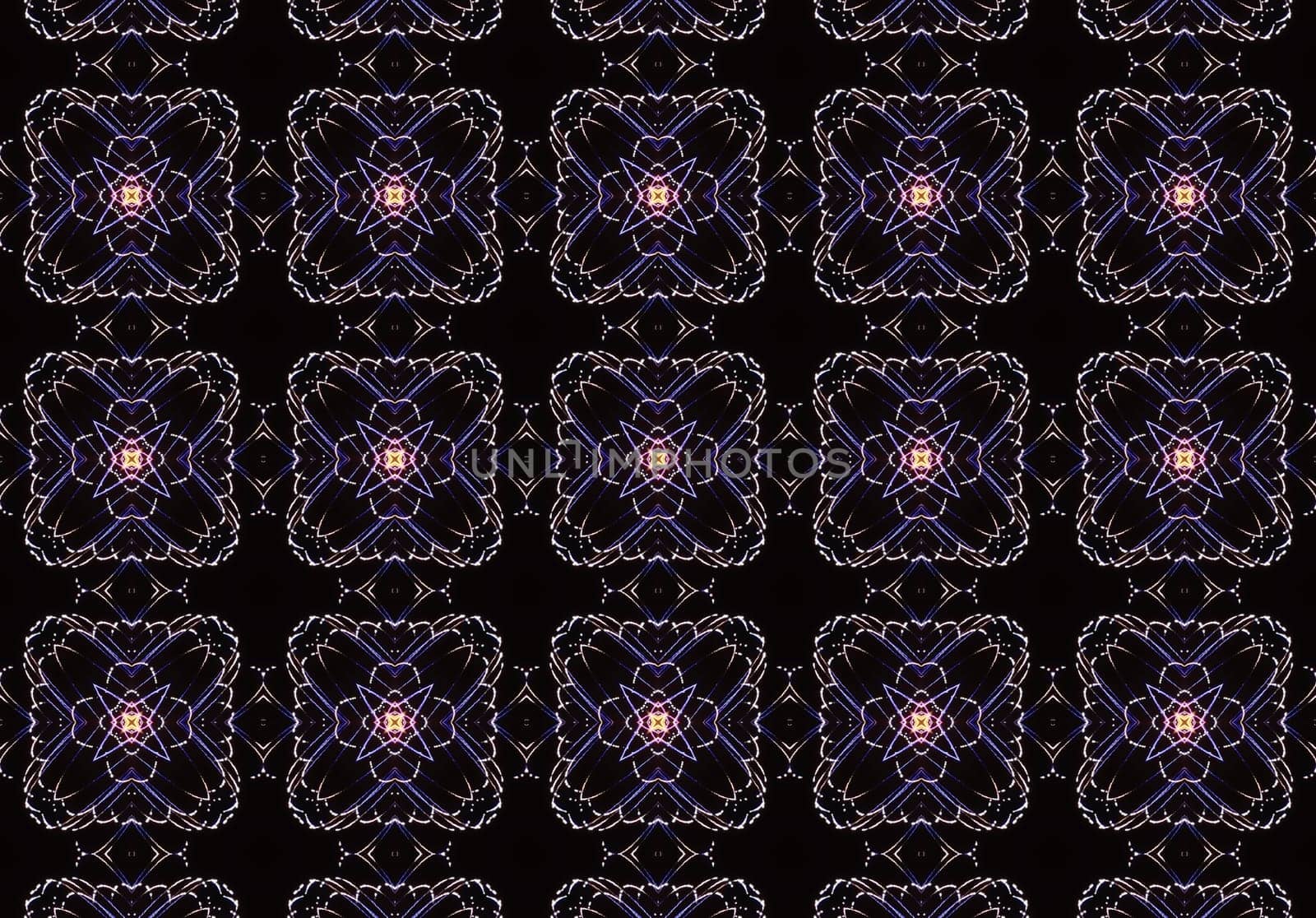 Ethnic pattern. Abstract kaleidoscope fabric design texture