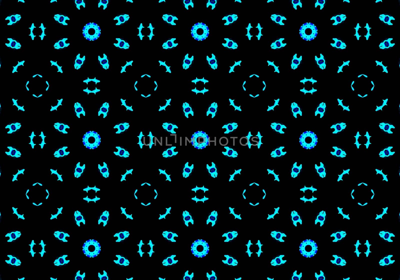 Ethnic pattern. Abstract kaleidoscope fabric design texture