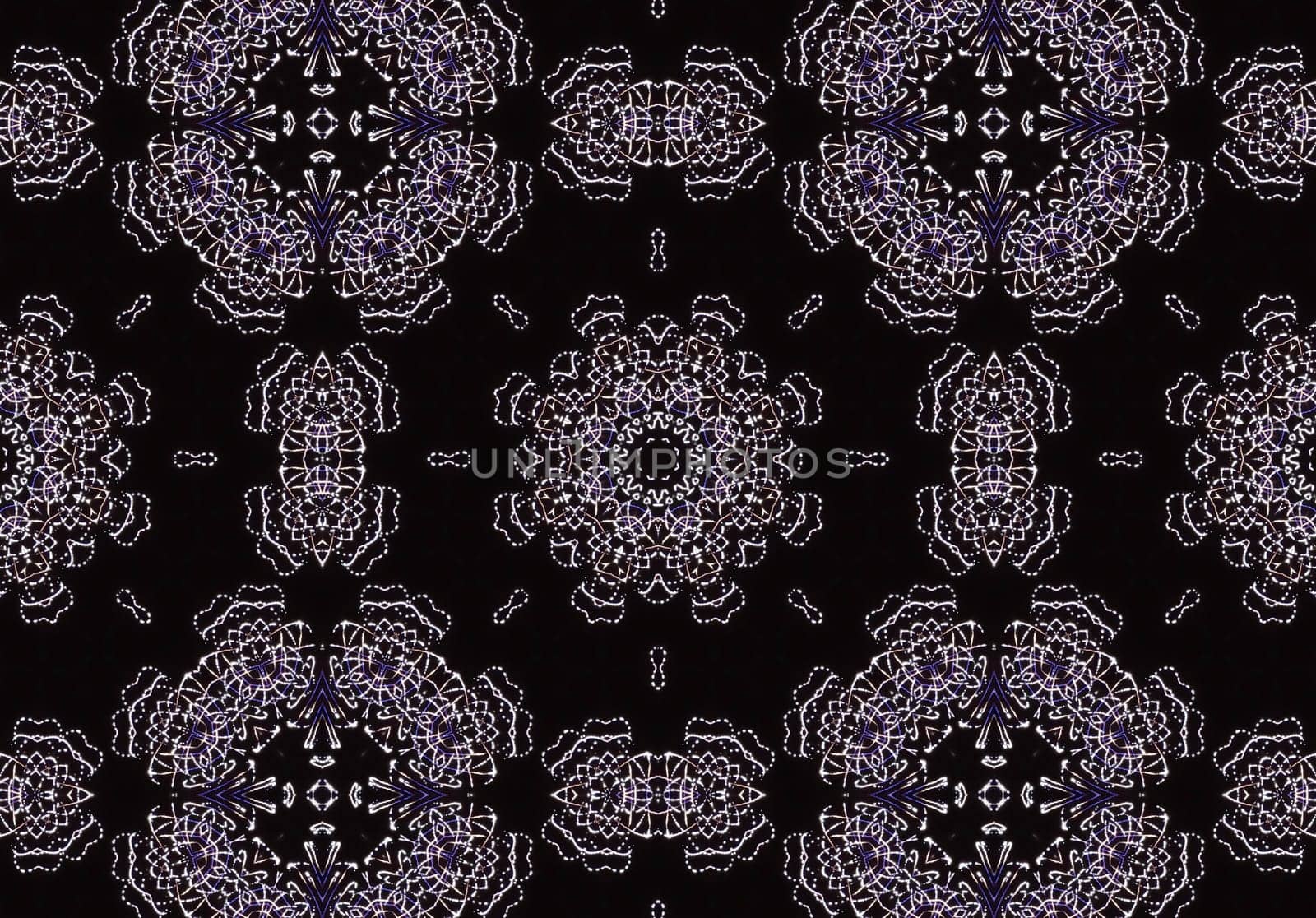 Ethnic pattern. Abstract kaleidoscope fabric design texture